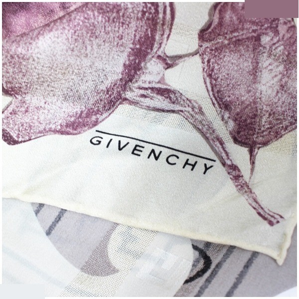 silk scarf with musical note design, with tag. — view 4