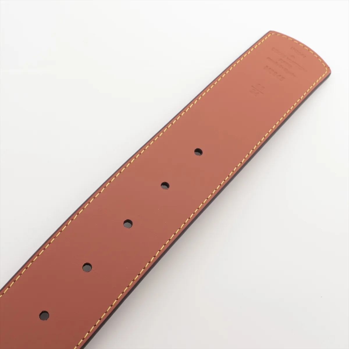 M8845 LV Dimension LN3244 Belt 85 PVC x Leather Brown — view 3