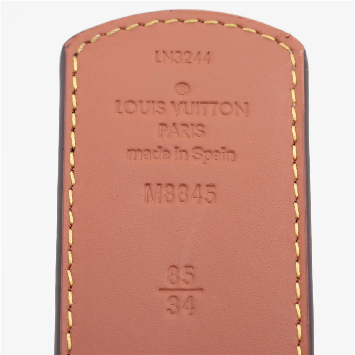 M8845 LV Dimension LN3244 Belt 85 PVC x Leather Brown — view 5