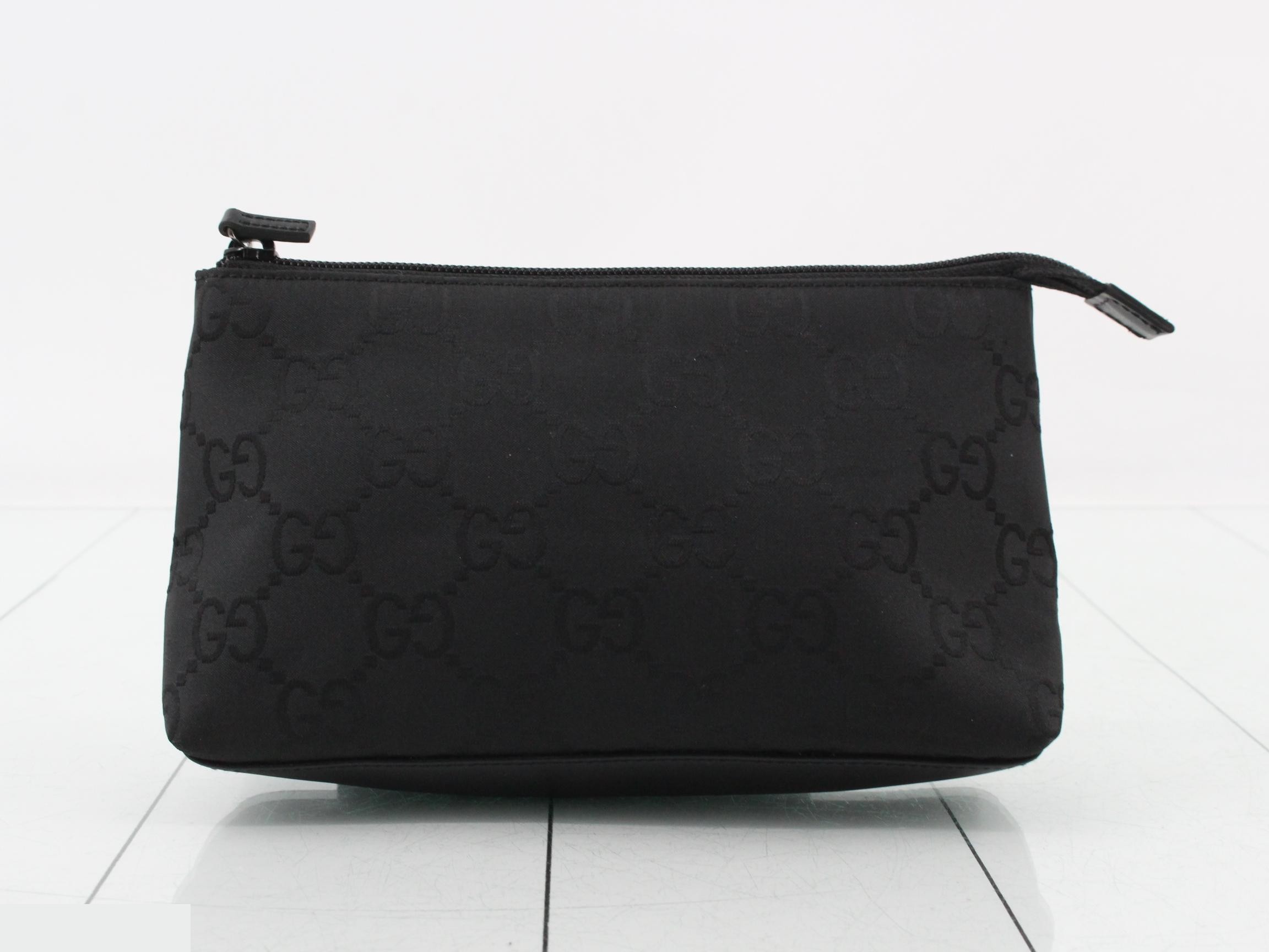GG Canvas Pouch, Black