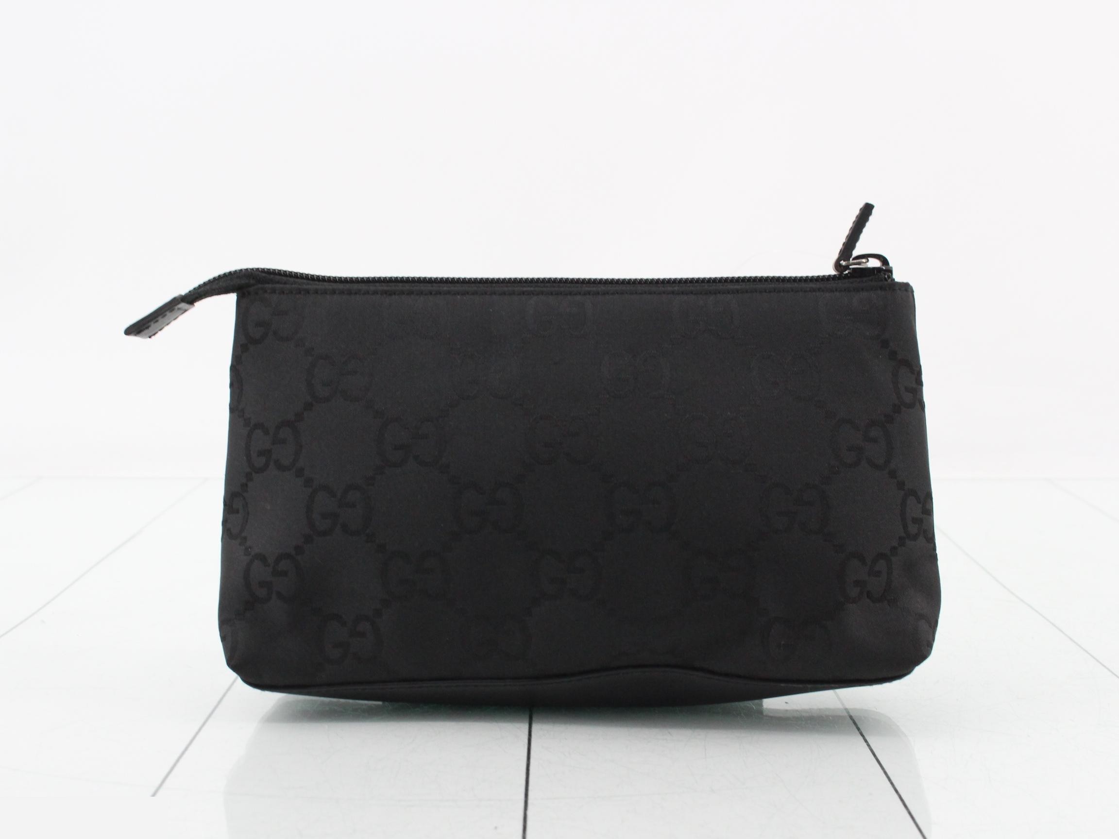 GG Canvas Pouch, Black — view 2