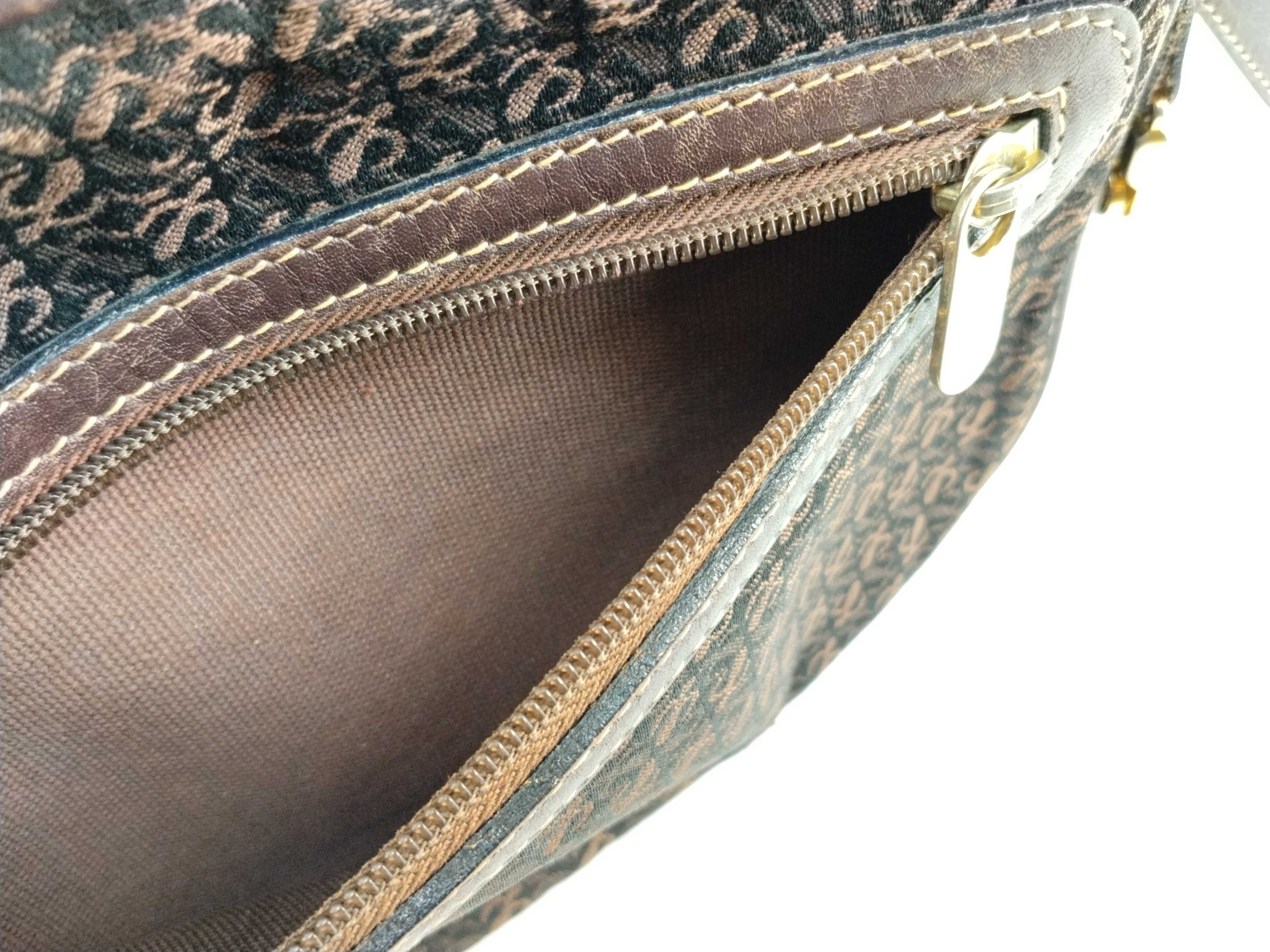 shoulder bag, Anagram pattern, black shoulder bag — view 15