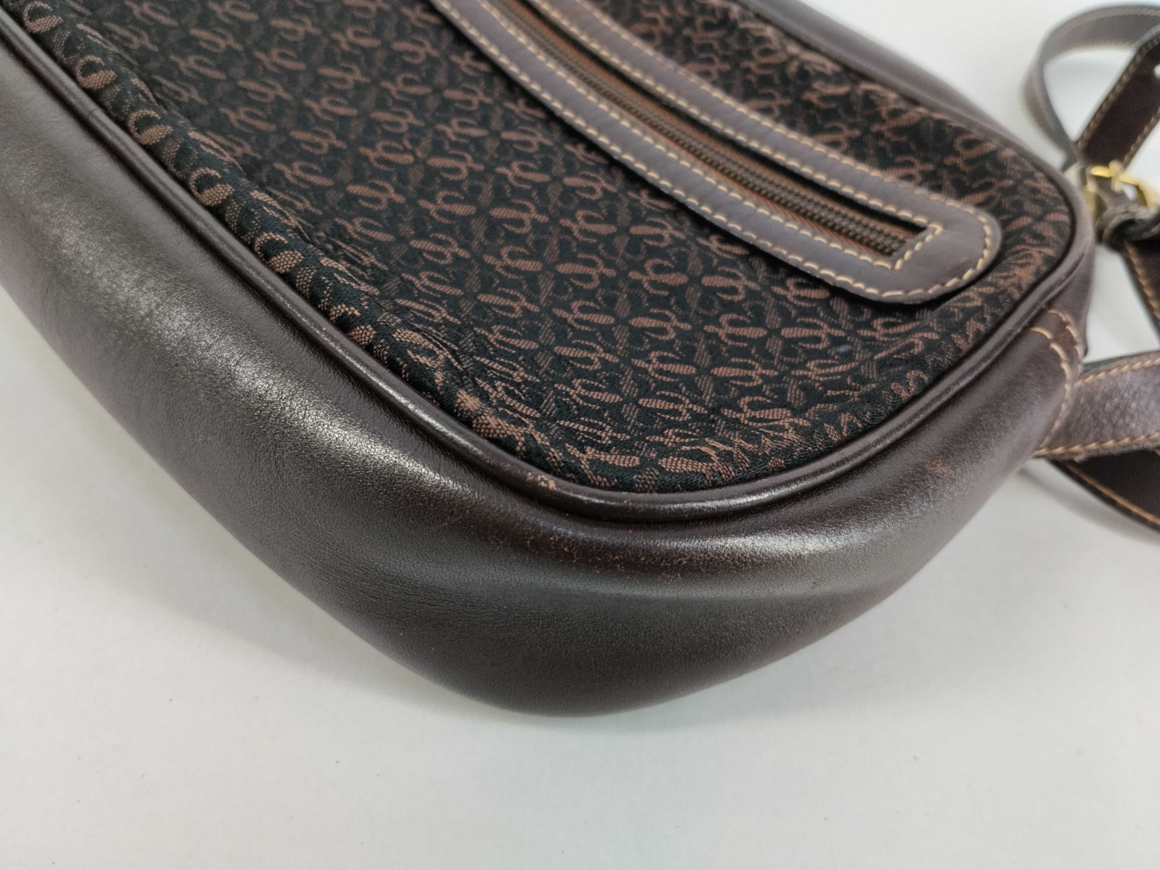 shoulder bag, Anagram pattern, black shoulder bag — view 6