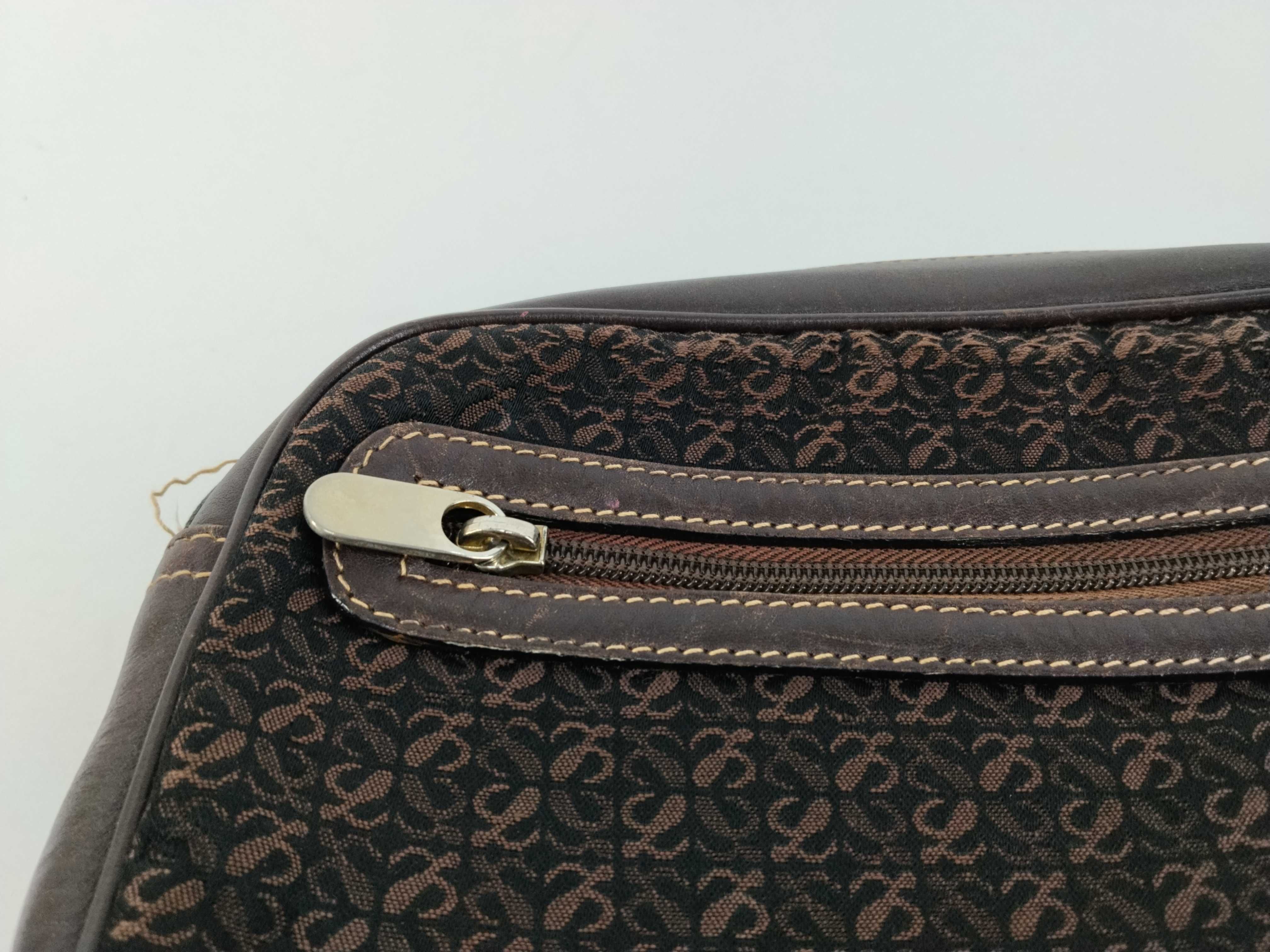 shoulder bag, Anagram pattern, black shoulder bag — view 8