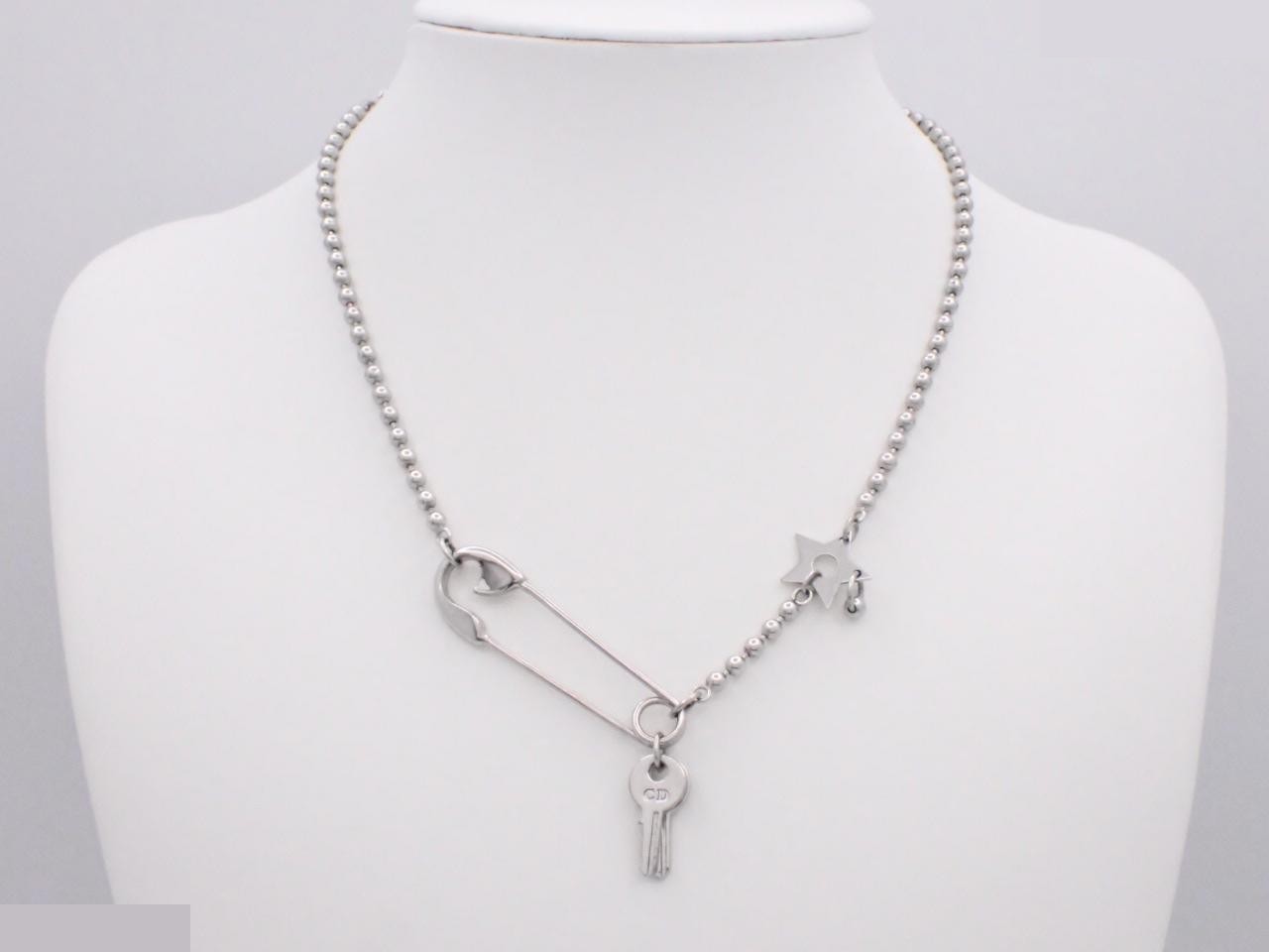 necklace, silver, chain approximately 48cm — view 3