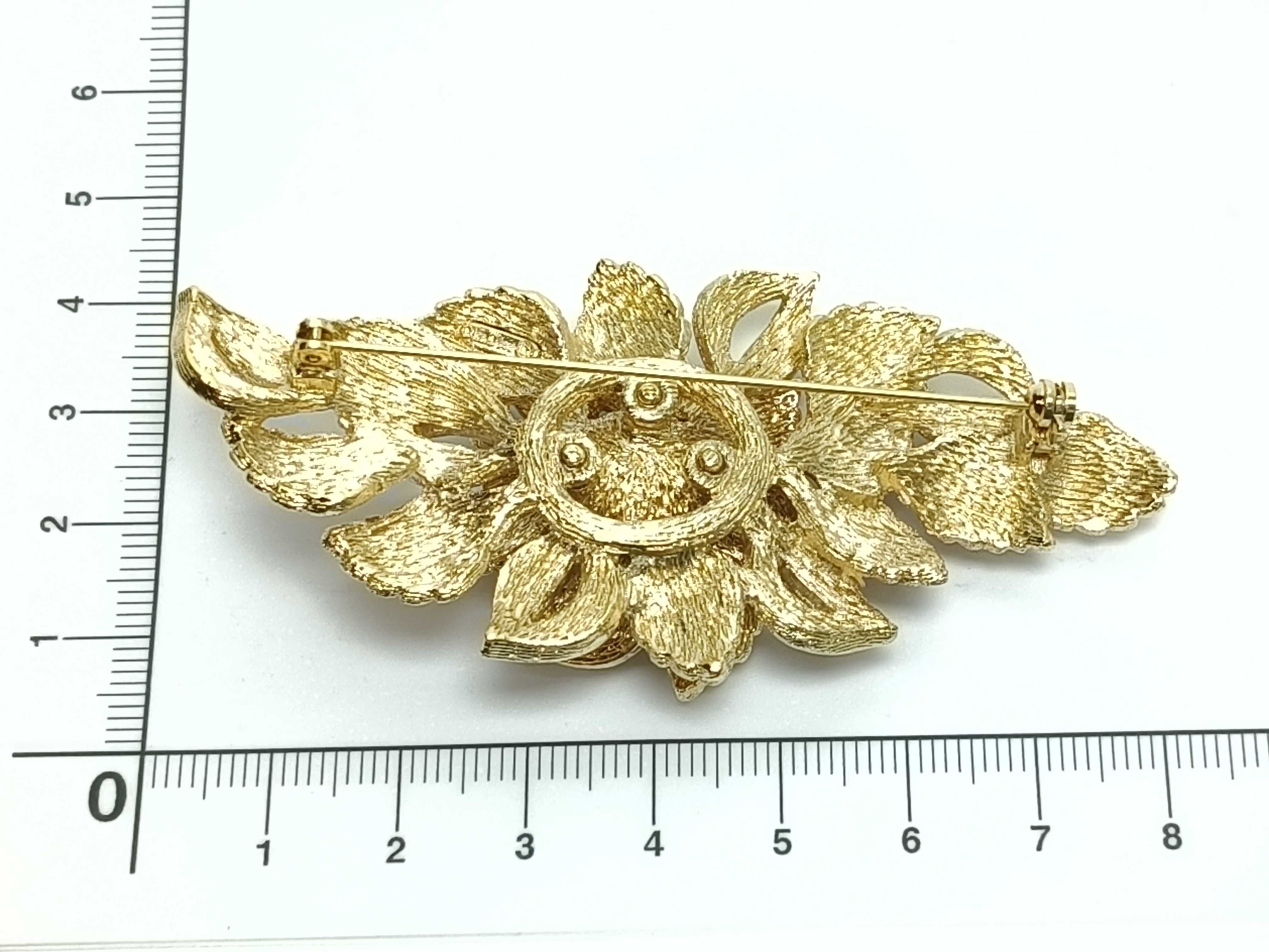 Flower Motif Brooch — view 2