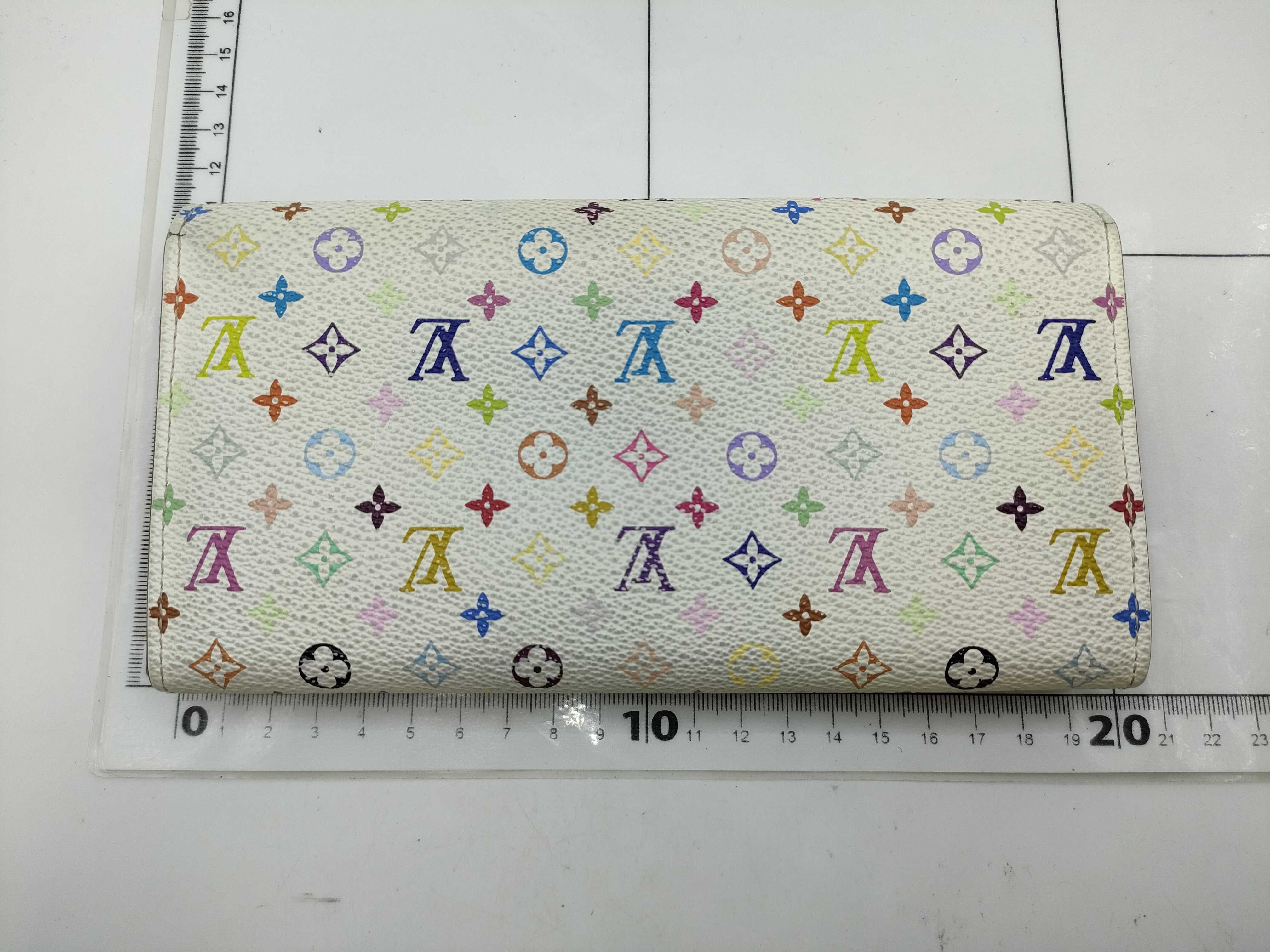 Monogram Multicolor Portefeuille Sarah Wallet with Initials — view 2