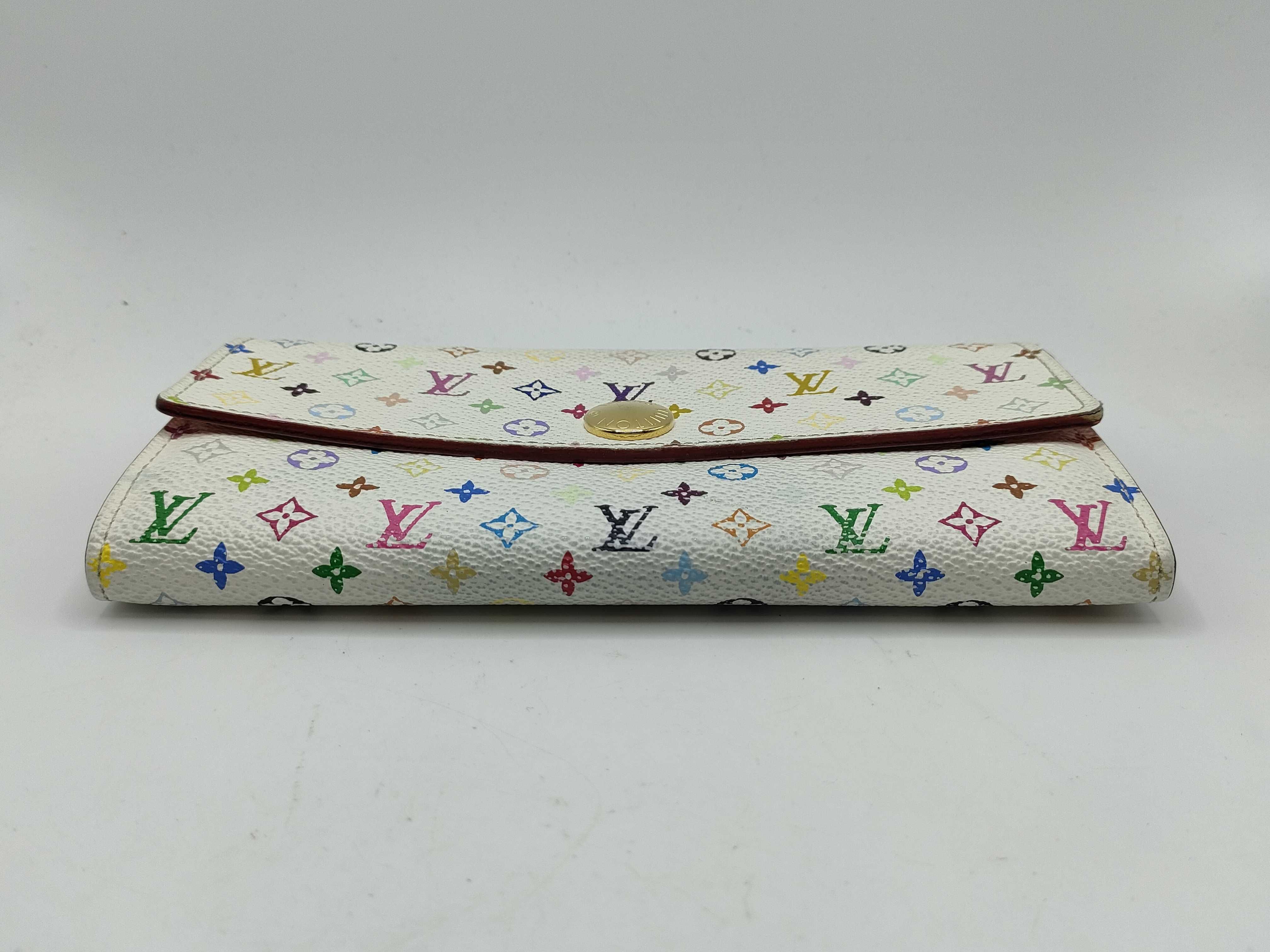 Monogram Multicolor Portefeuille Sarah Wallet with Initials — view 3