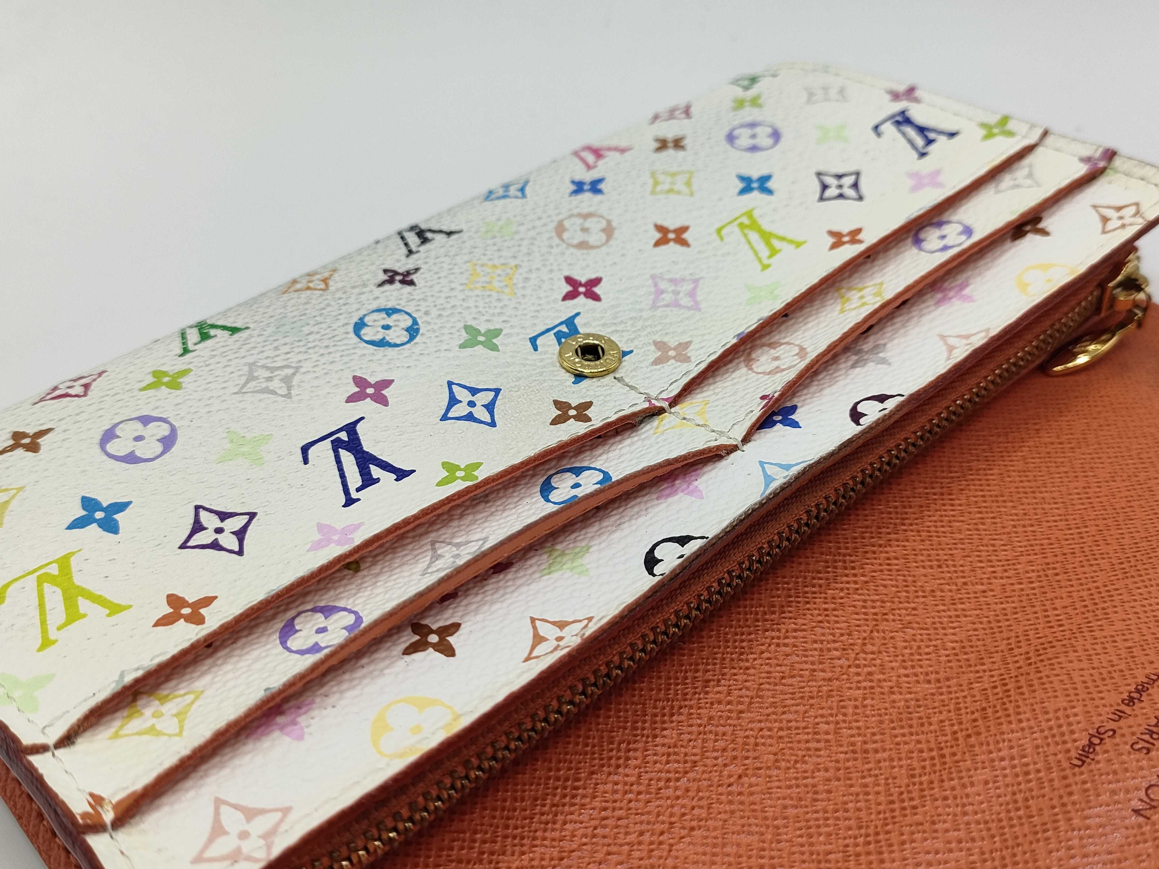 Monogram Multicolor Portefeuille Sarah Wallet with Initials — view 7