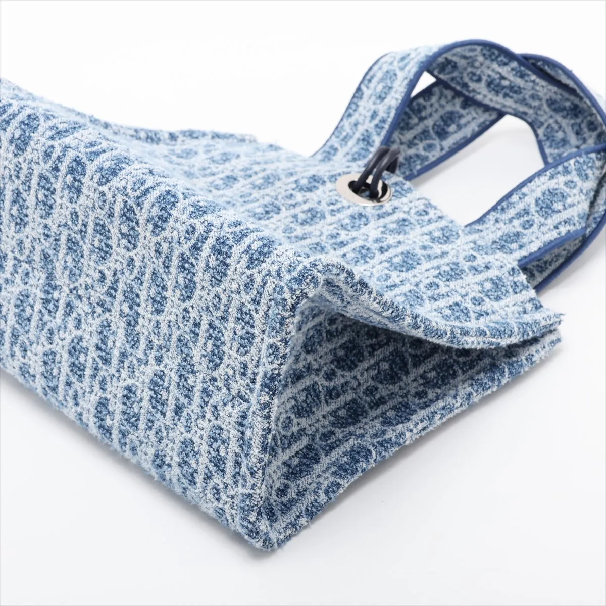 Dioliviera Sponge Black Tote Fabric Handbag Blue Lucky Star — view 3