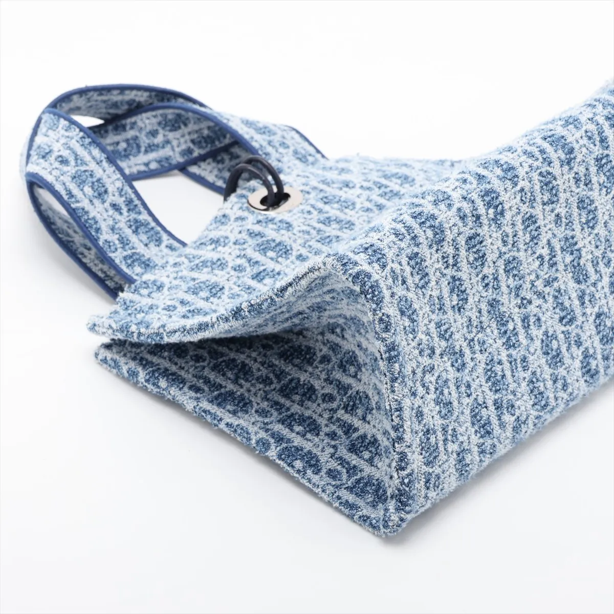 Dioliviera Sponge Black Tote Fabric Handbag Blue Lucky Star — view 4