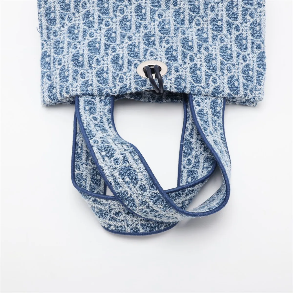 Dioliviera Sponge Black Tote Fabric Handbag Blue Lucky Star — view 5