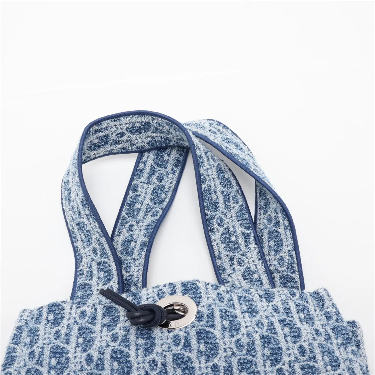 Dioliviera Sponge Black Tote Fabric Handbag Blue Lucky Star — view 6