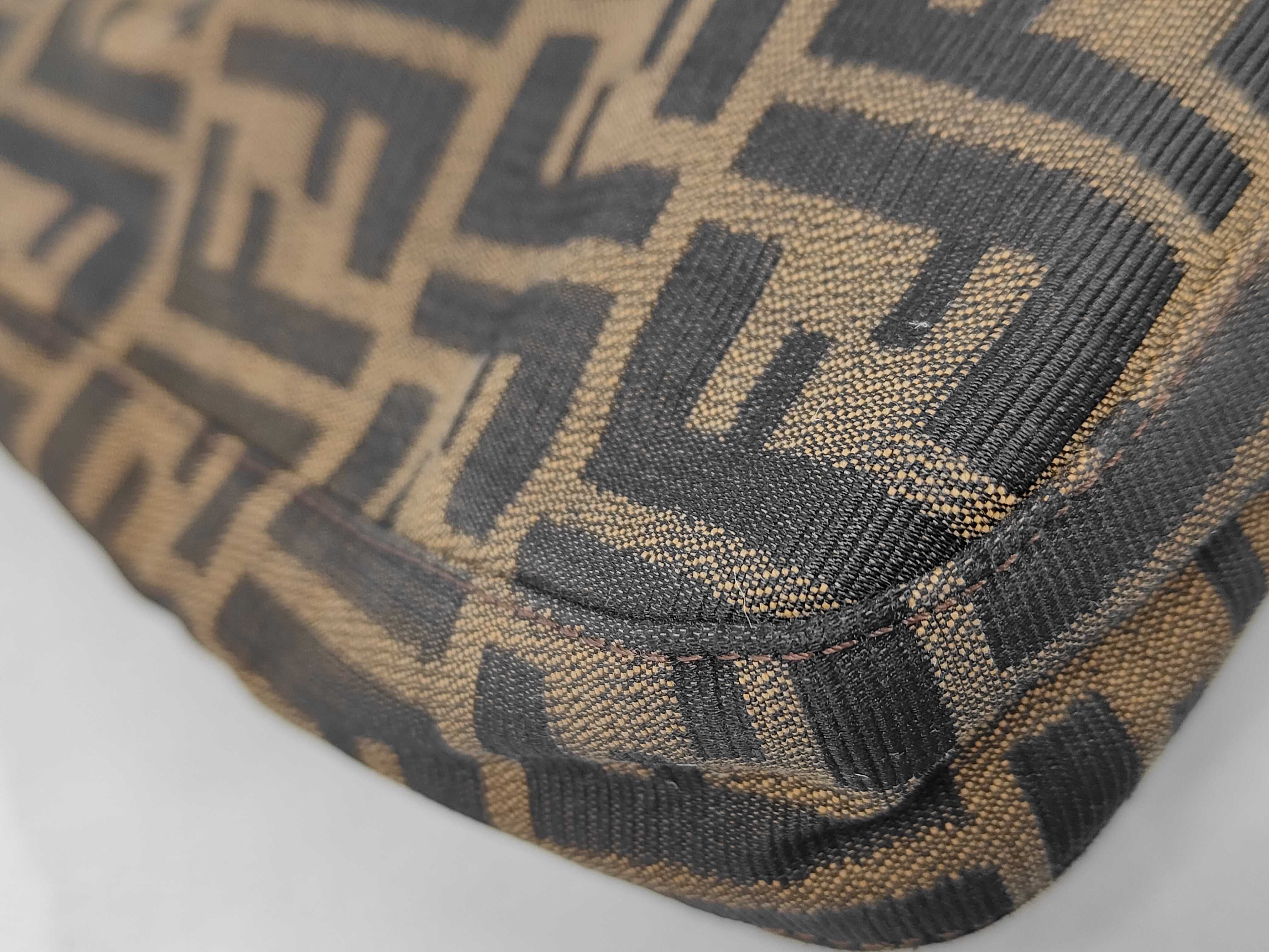 Mamma Bucket Shoulder Bag, FF pattern, Zucca pattern shoulder bag — view 4