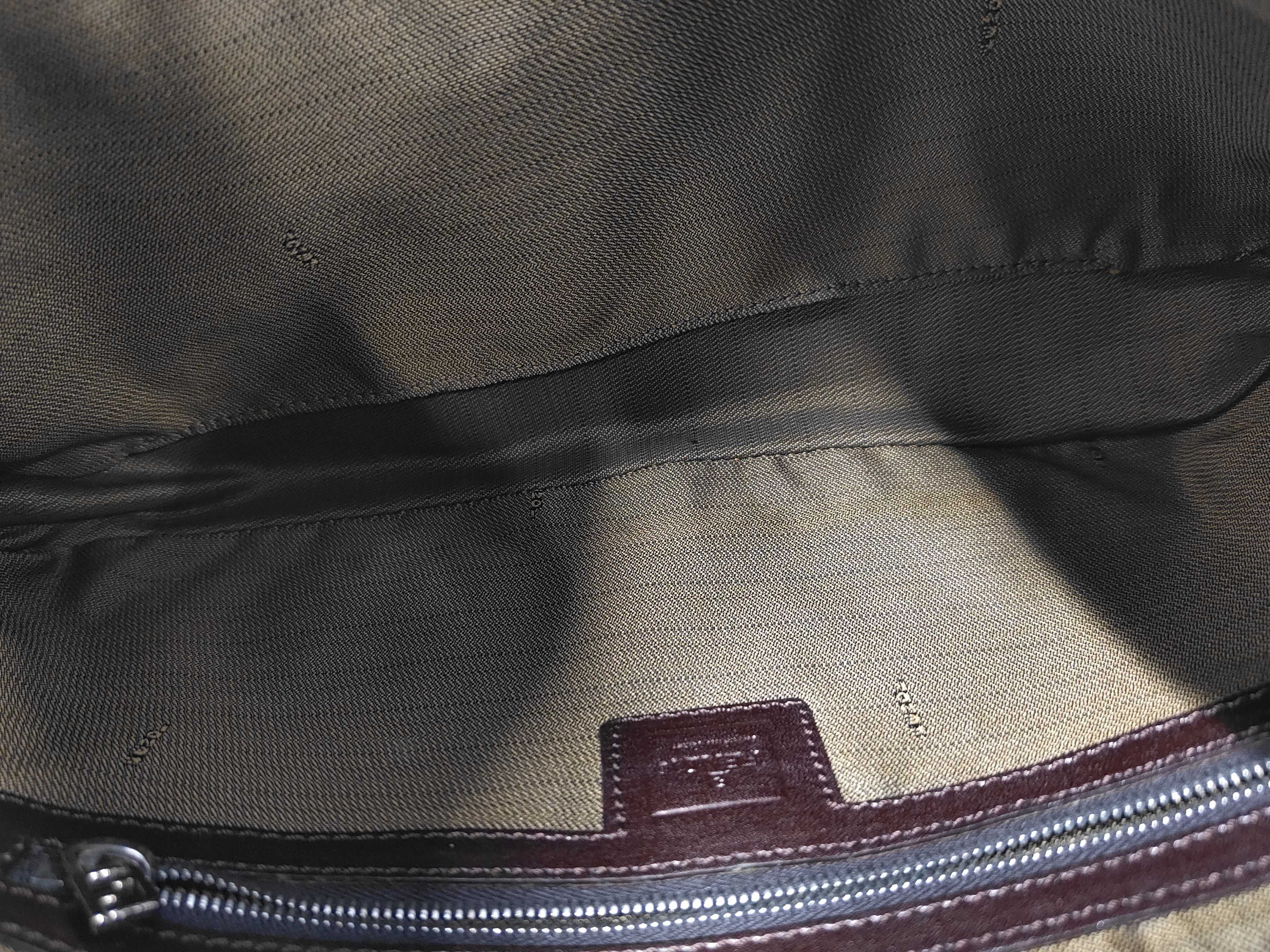Mamma Bucket Shoulder Bag, FF pattern, Zucca pattern shoulder bag — view 9