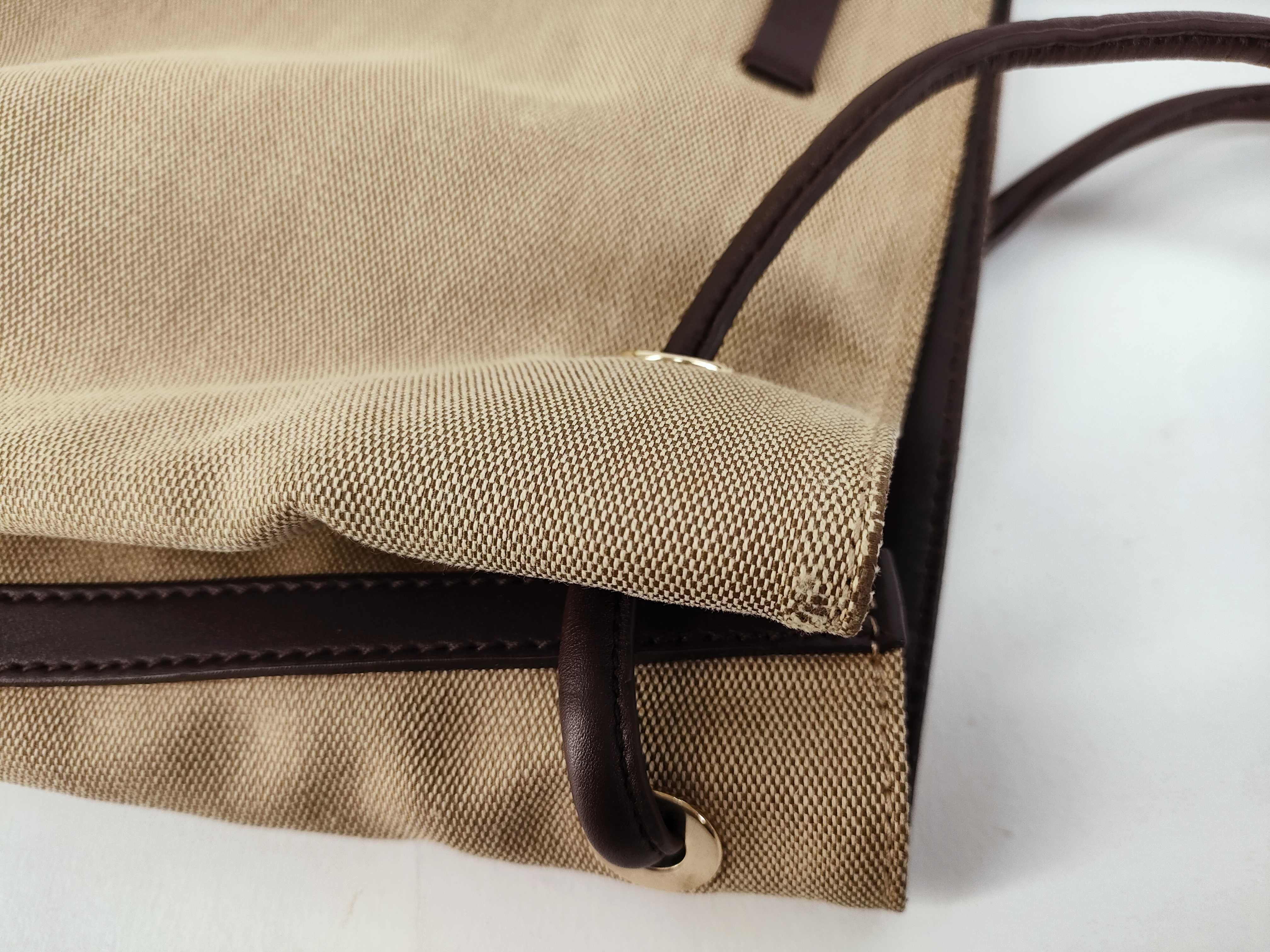 GG Canvas Drawstring Bag, Brown Handbag — view 5
