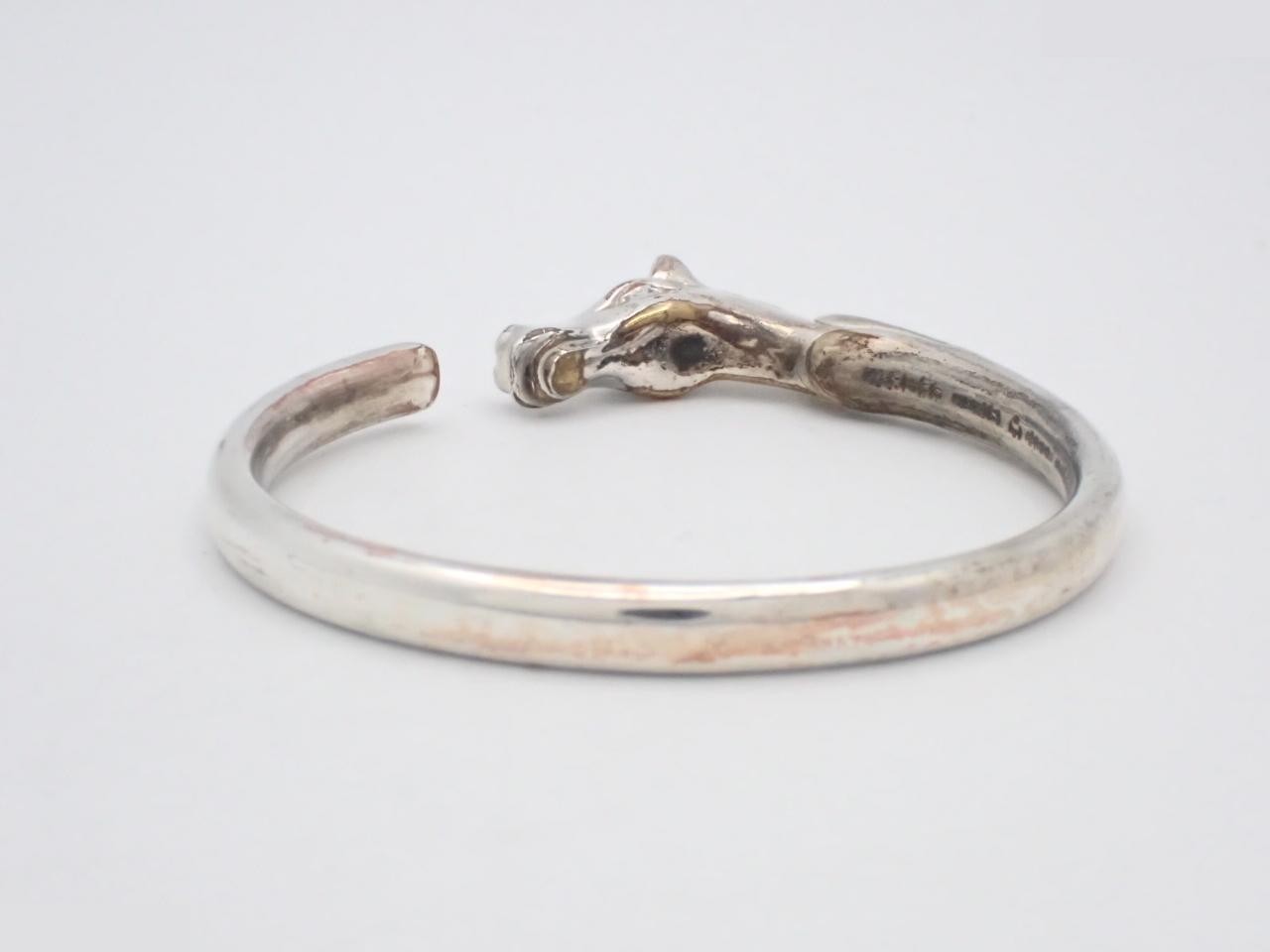 Cheval Horse Bangle Bracelet, Wrist size approximately 20cm — view 2