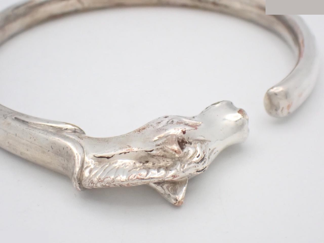Cheval Horse Bangle Bracelet, Wrist size approximately 20cm — view 3