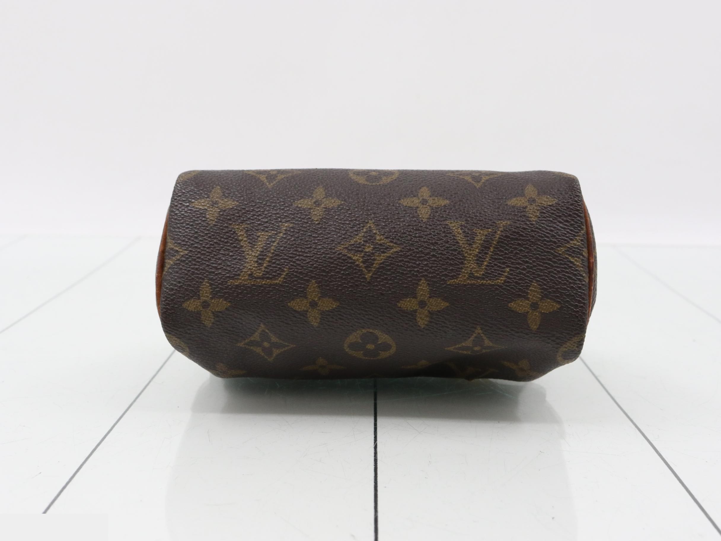 Nano Speedy Monogram Brown Handbag — view 3