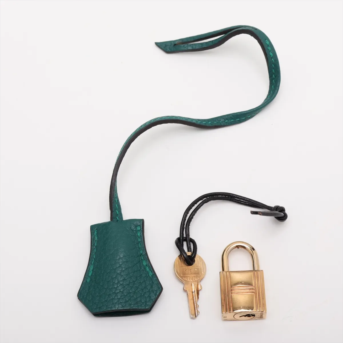 [Individually packaged] Hermes Kelly 32 Retournée Taurillon Clemence Malachite Silver Hardware R: 2014 — view 13