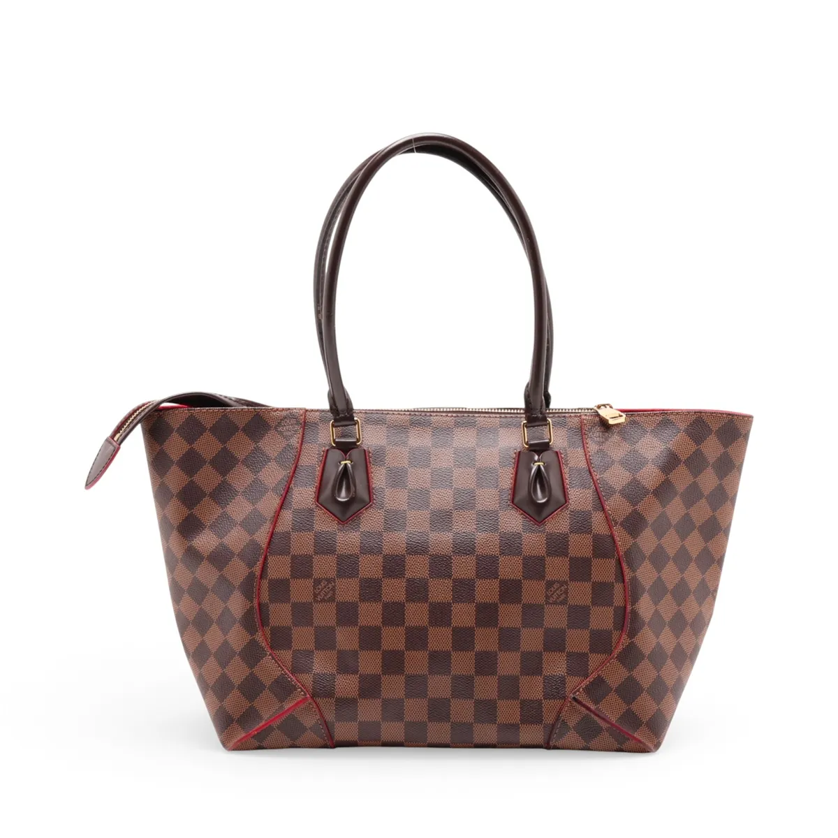 Damier Caïssa Tote MM N41548 FL0116 Brown — view 2