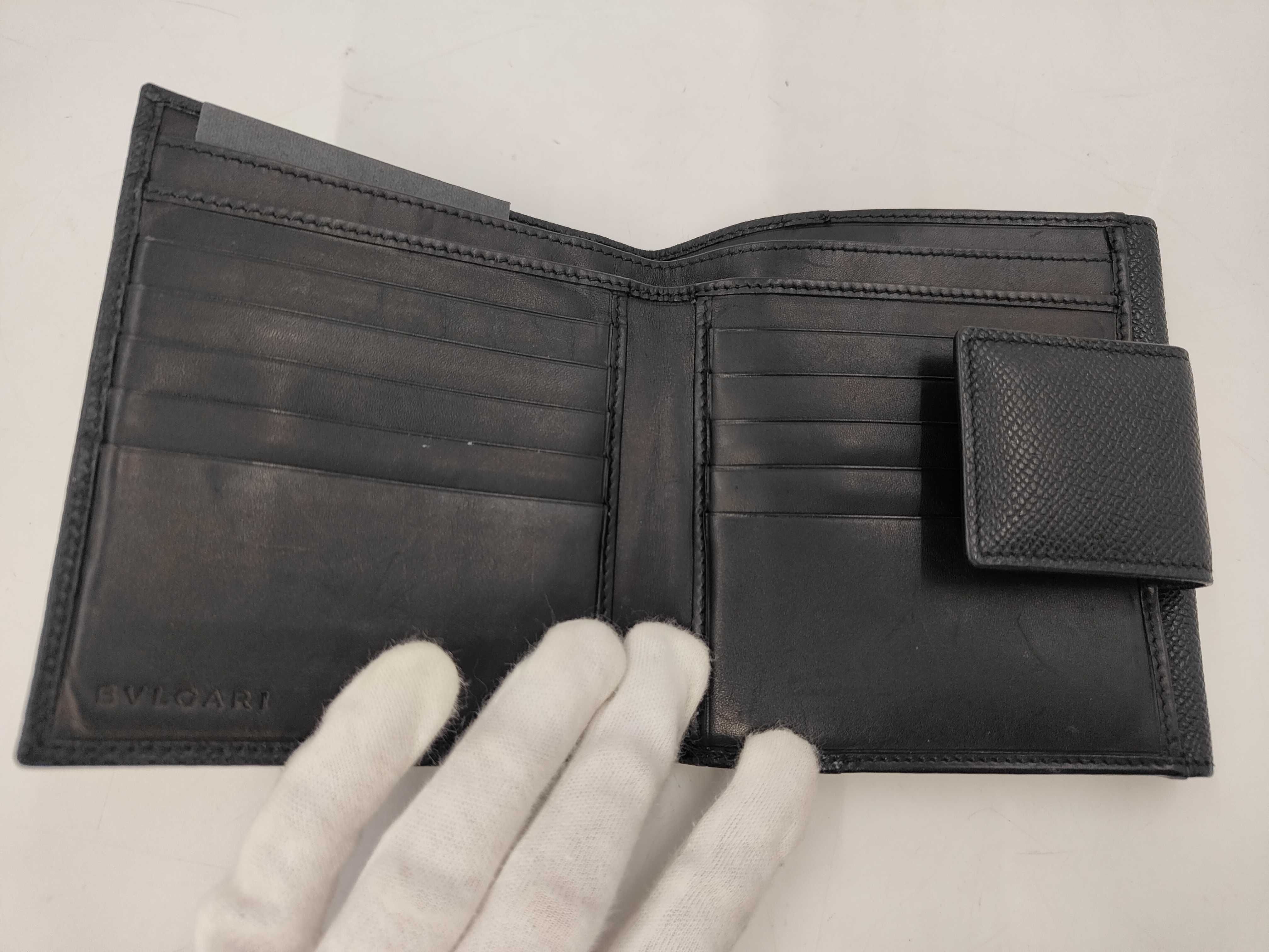 Bulgari Leather Bi-fold Wallet — view 10