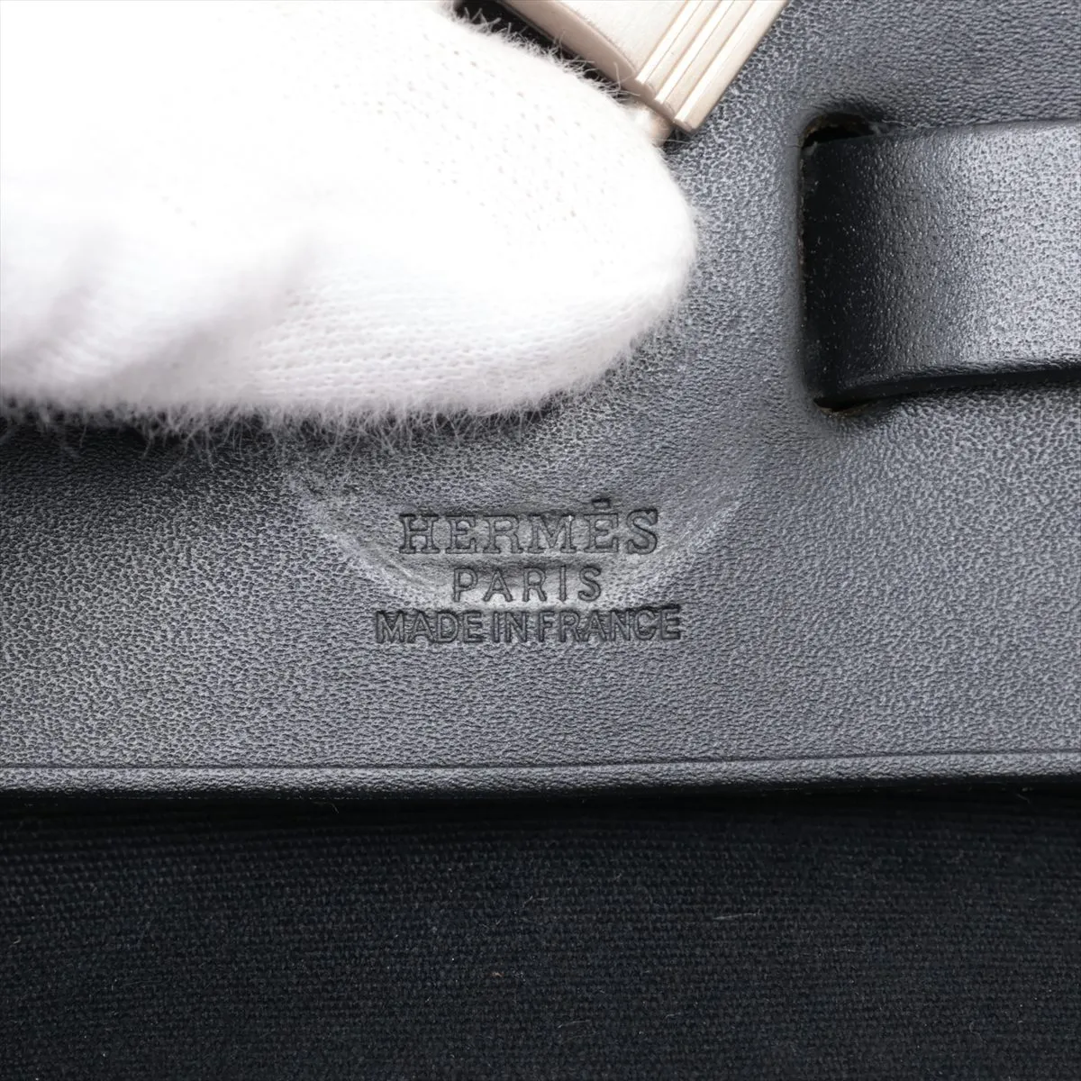 Herbag PM Toile Officier x Vache Hunter Black Silver Hardware G: 2003 — view 8