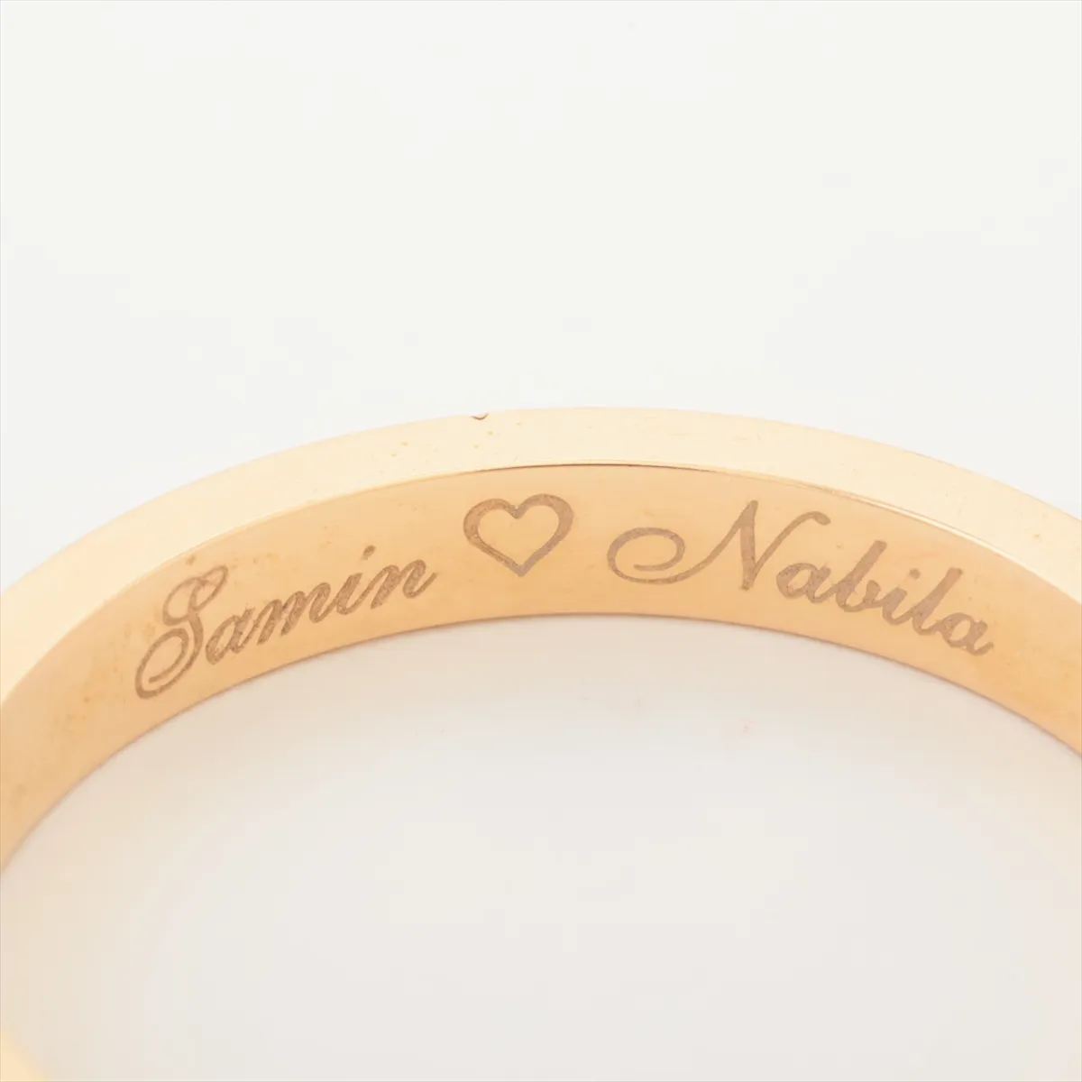 Wedding 1P Diamond Ring 750 (PG) 4.3g 59 Name VX7309 B4086459 — view 3