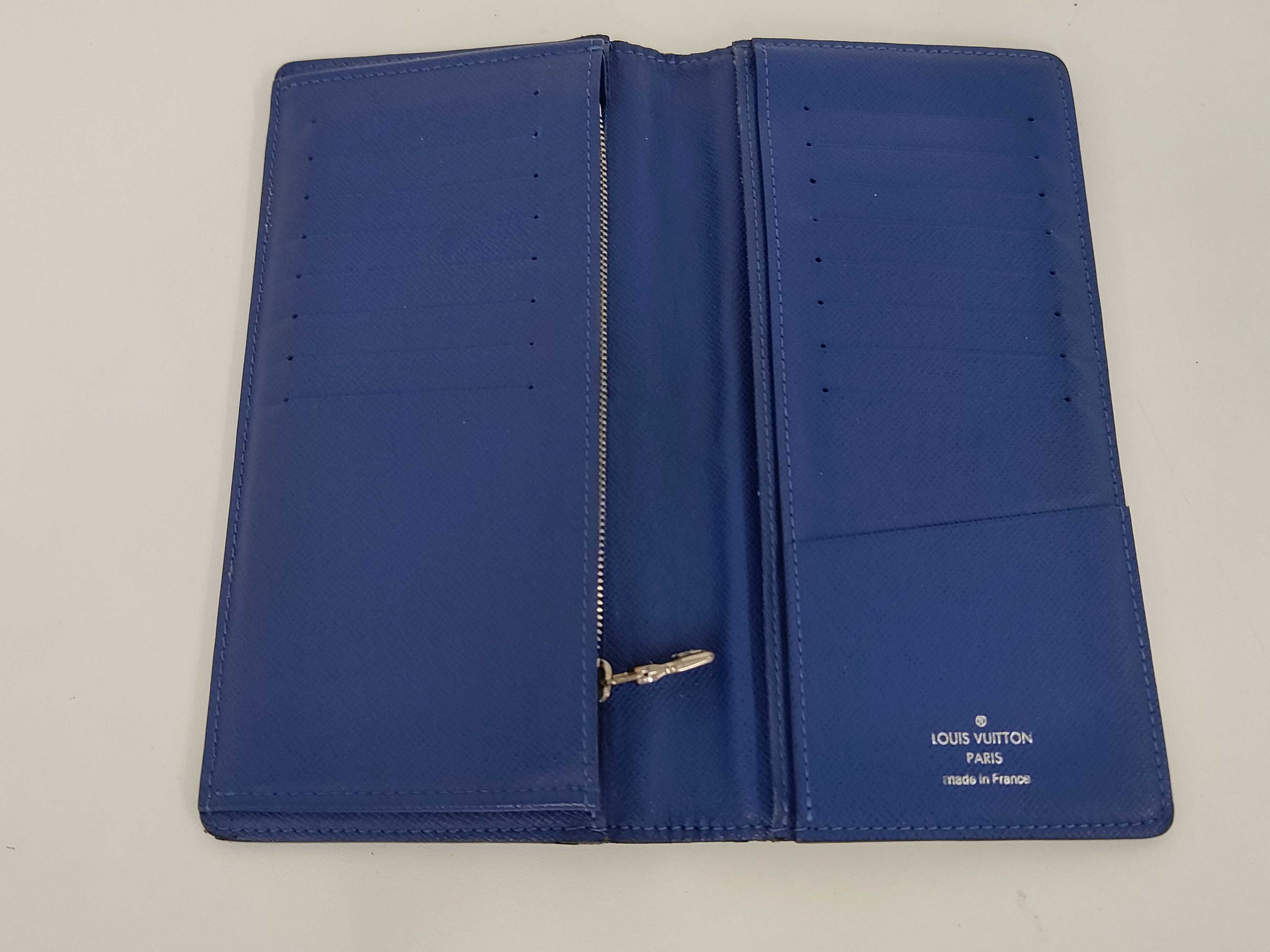 Monogram Louis Vuitton Taigarama Portefeuille Brazza Wallet — view 4