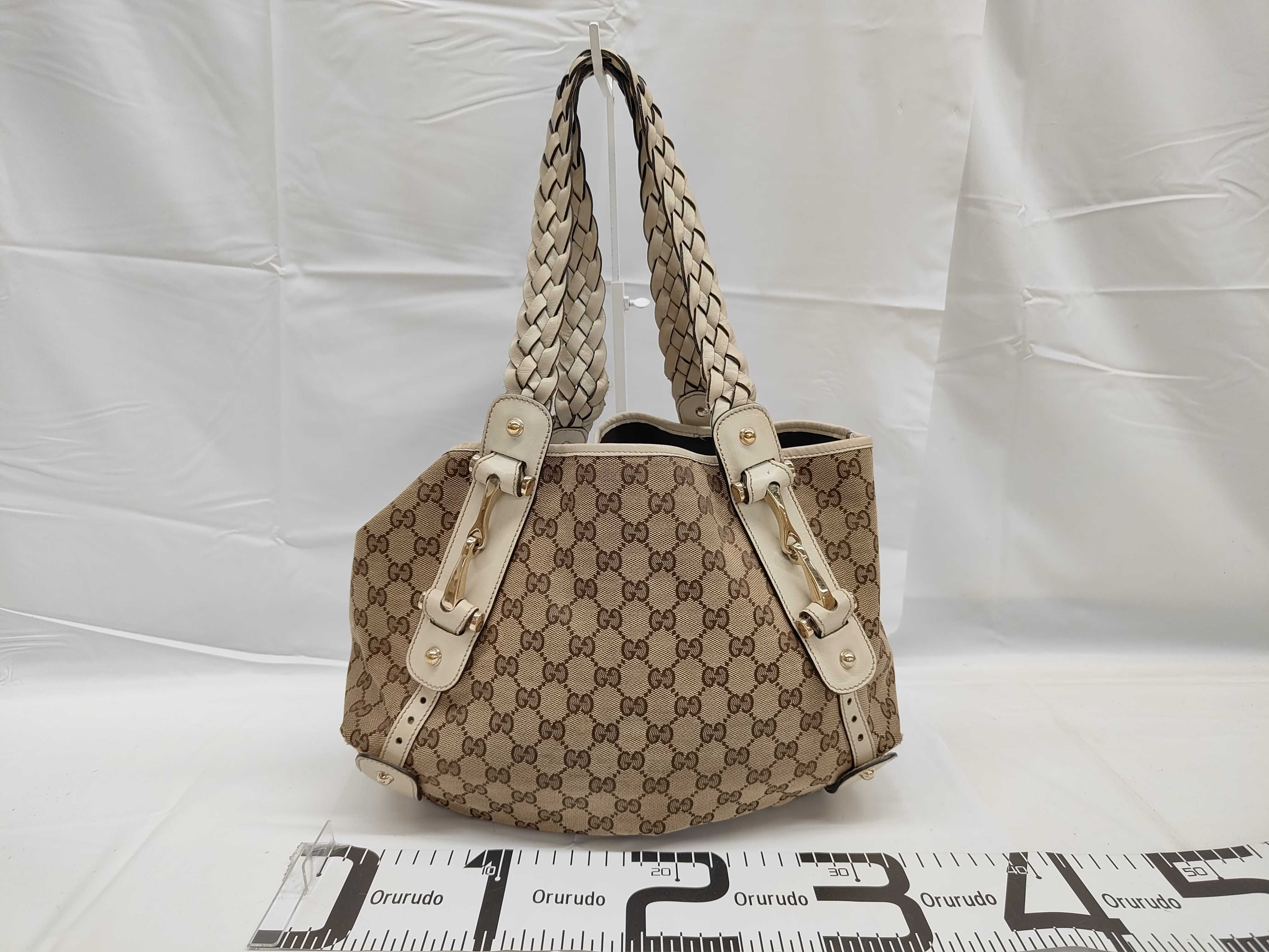GG Canvas Pelham Hobo Shoulder Bag Tote Bag — view 2