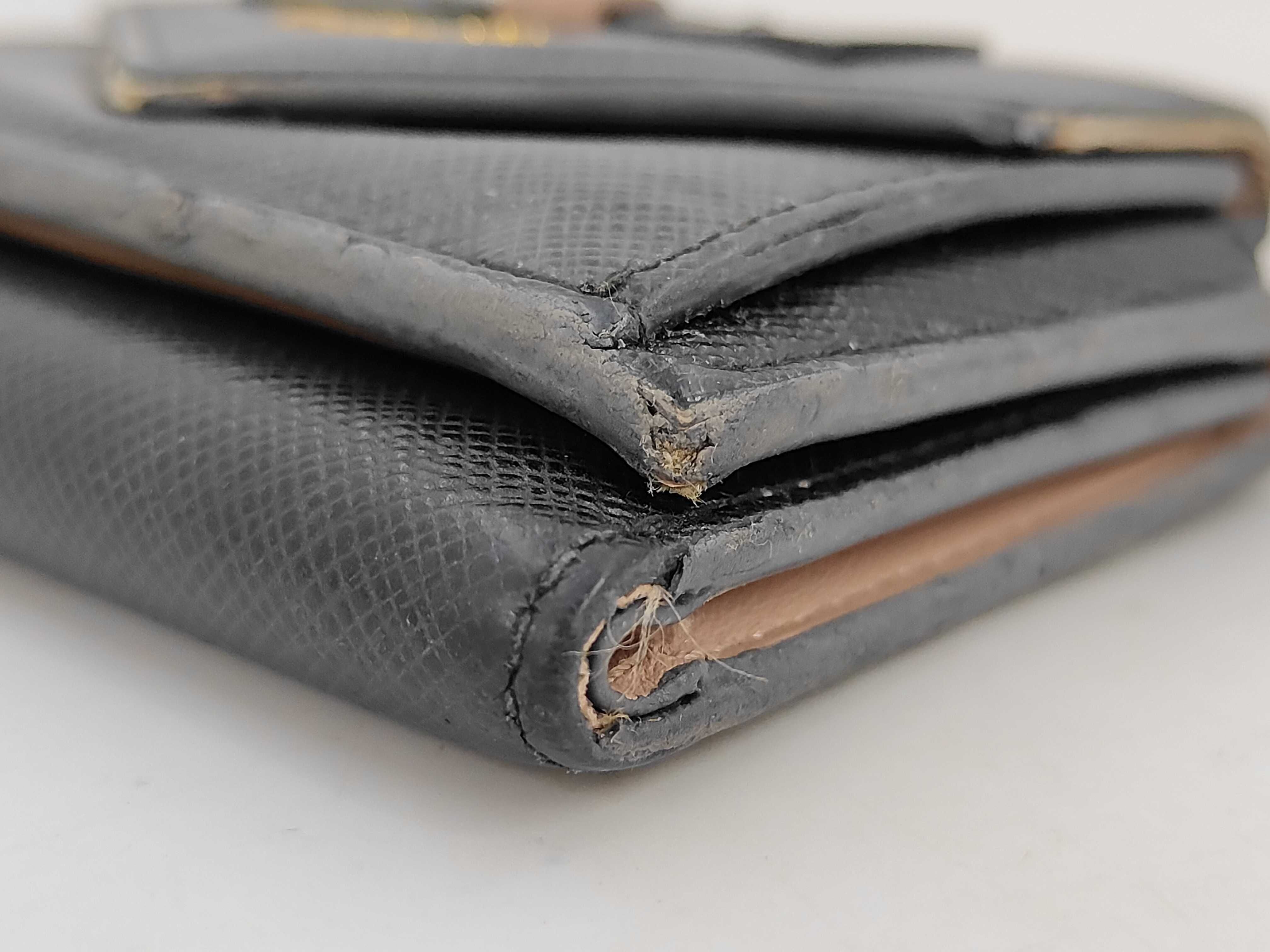 folding wallet Vitello Move ribbon leather wallet — view 4