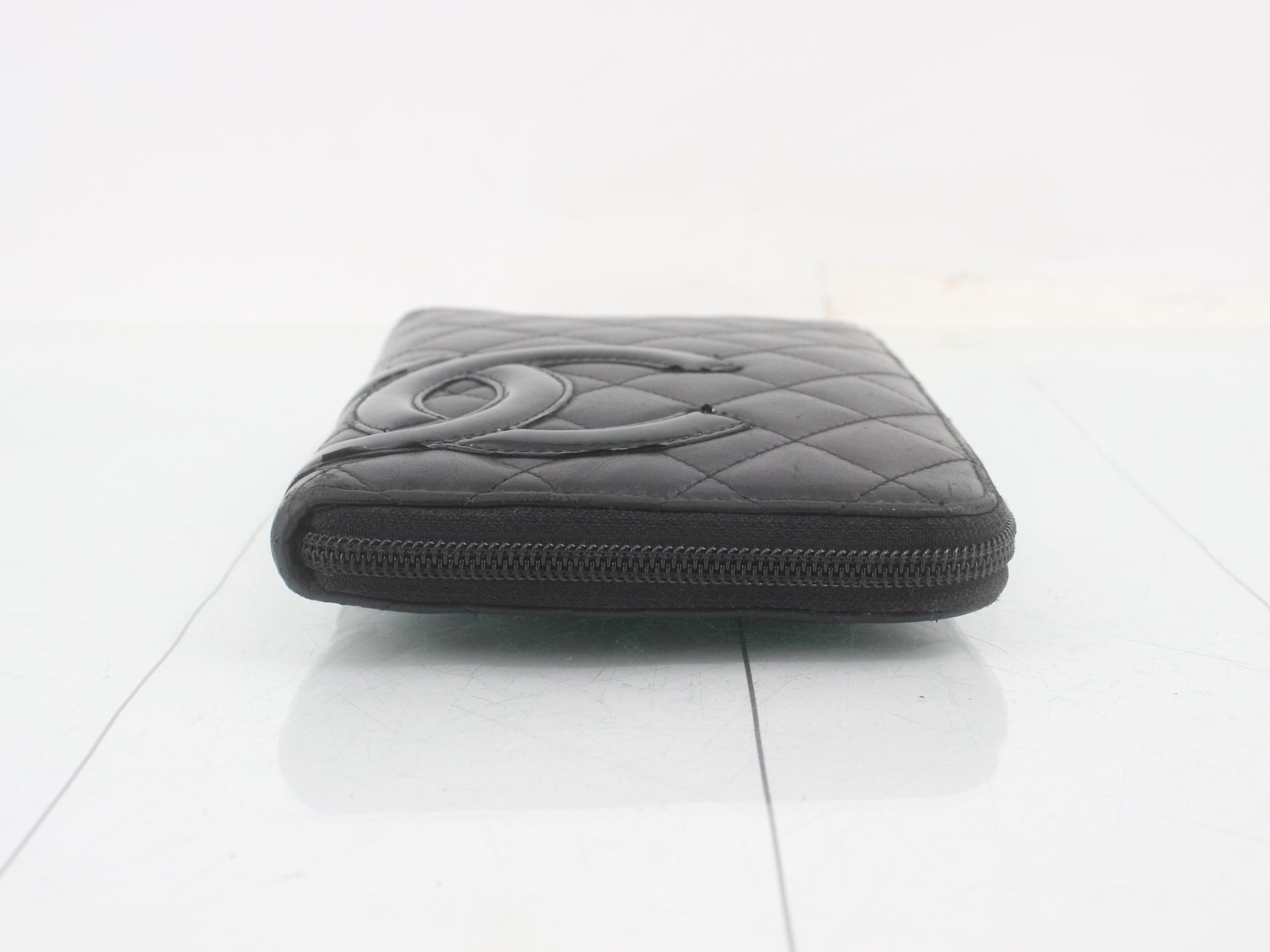 Round zipper long wallet — view 3