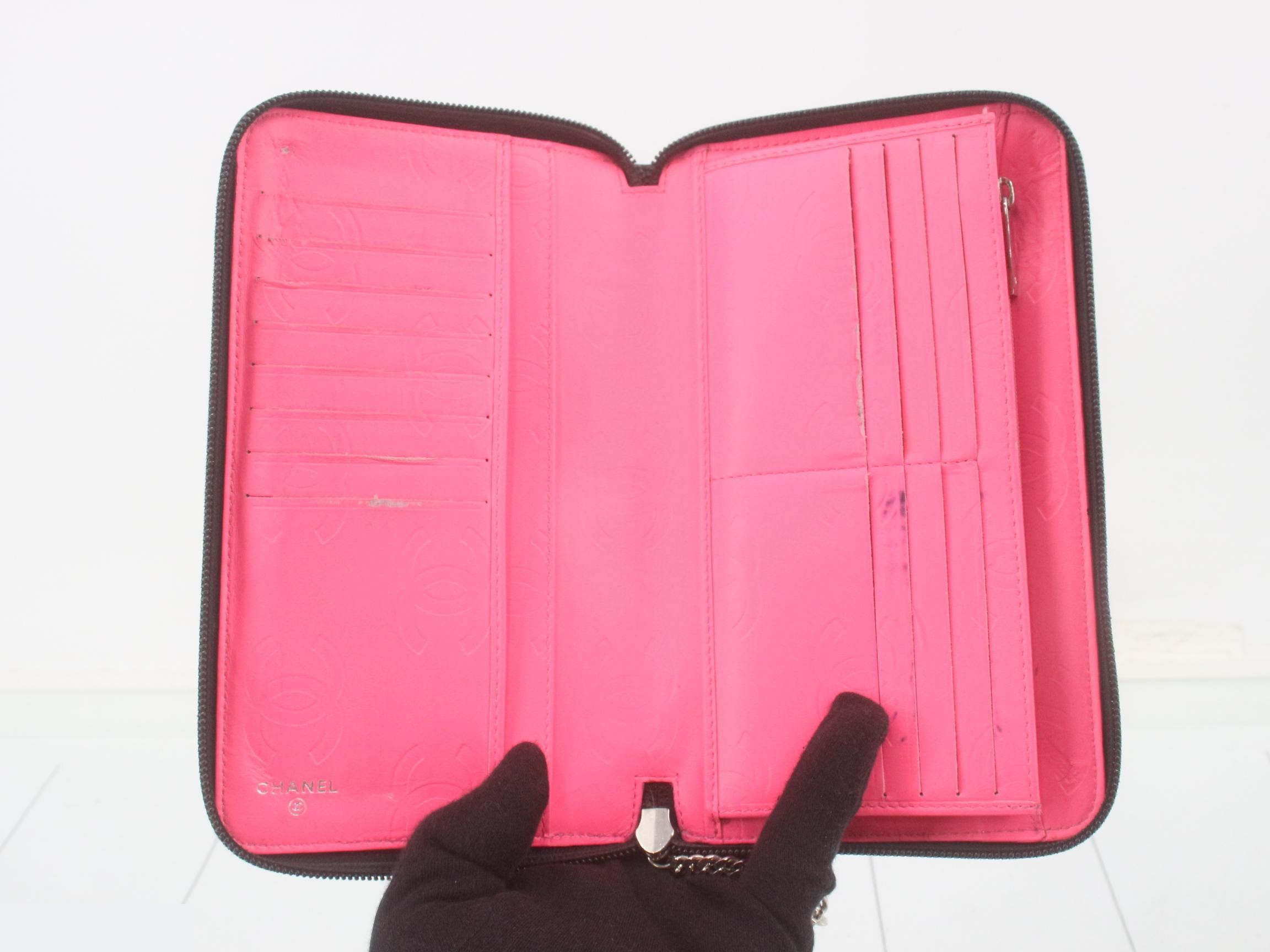 Round zipper long wallet — view 4