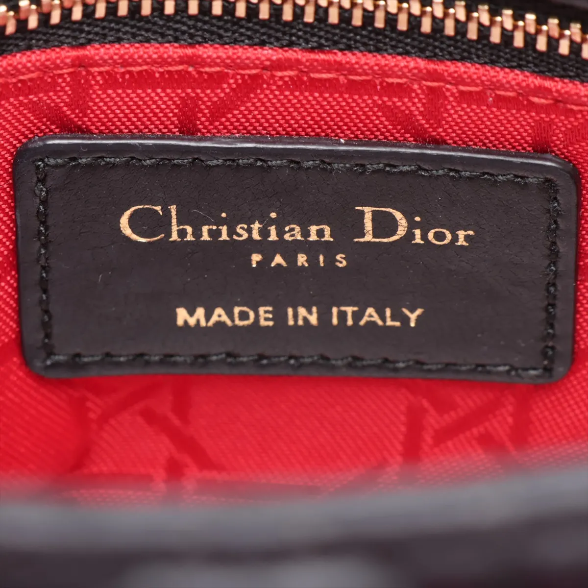 My Lady Dior Leather 2-Way Handbag, Black — view 11
