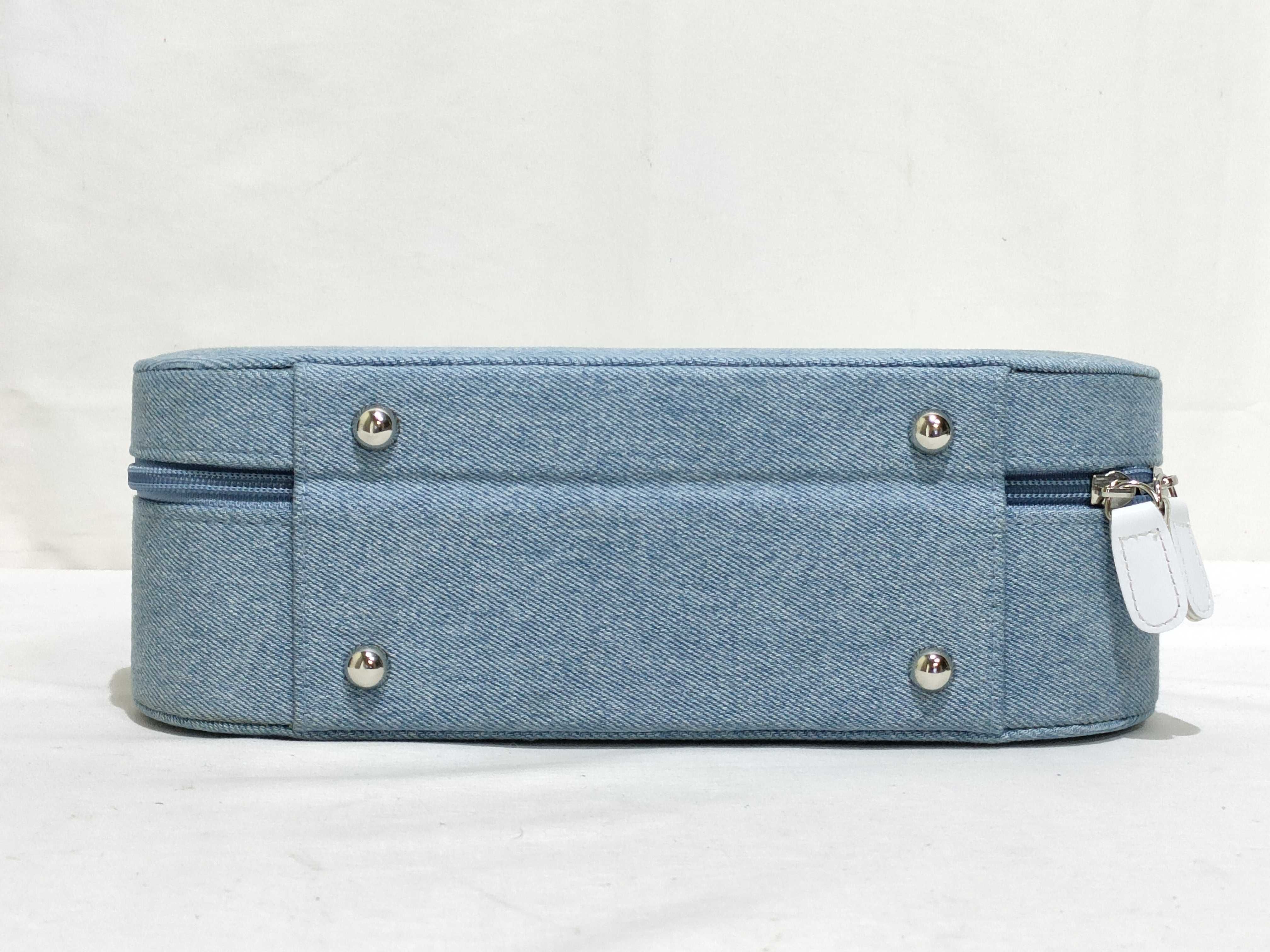 handbag, jewelry box, denim handbag — view 7