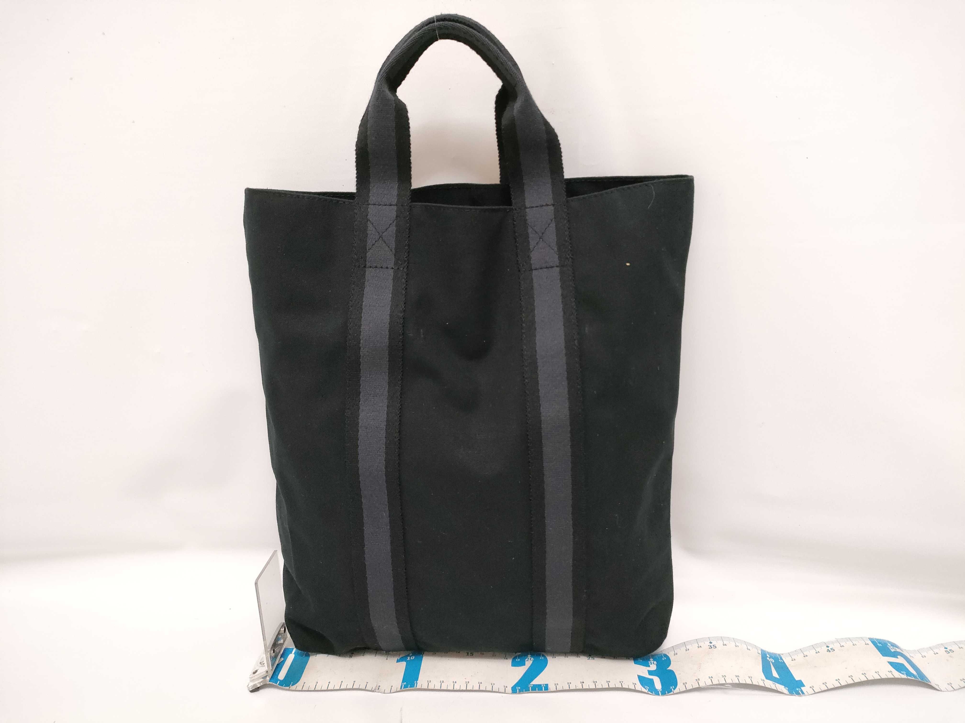 Cabas Canvas x Leather Tote Bag — view 2