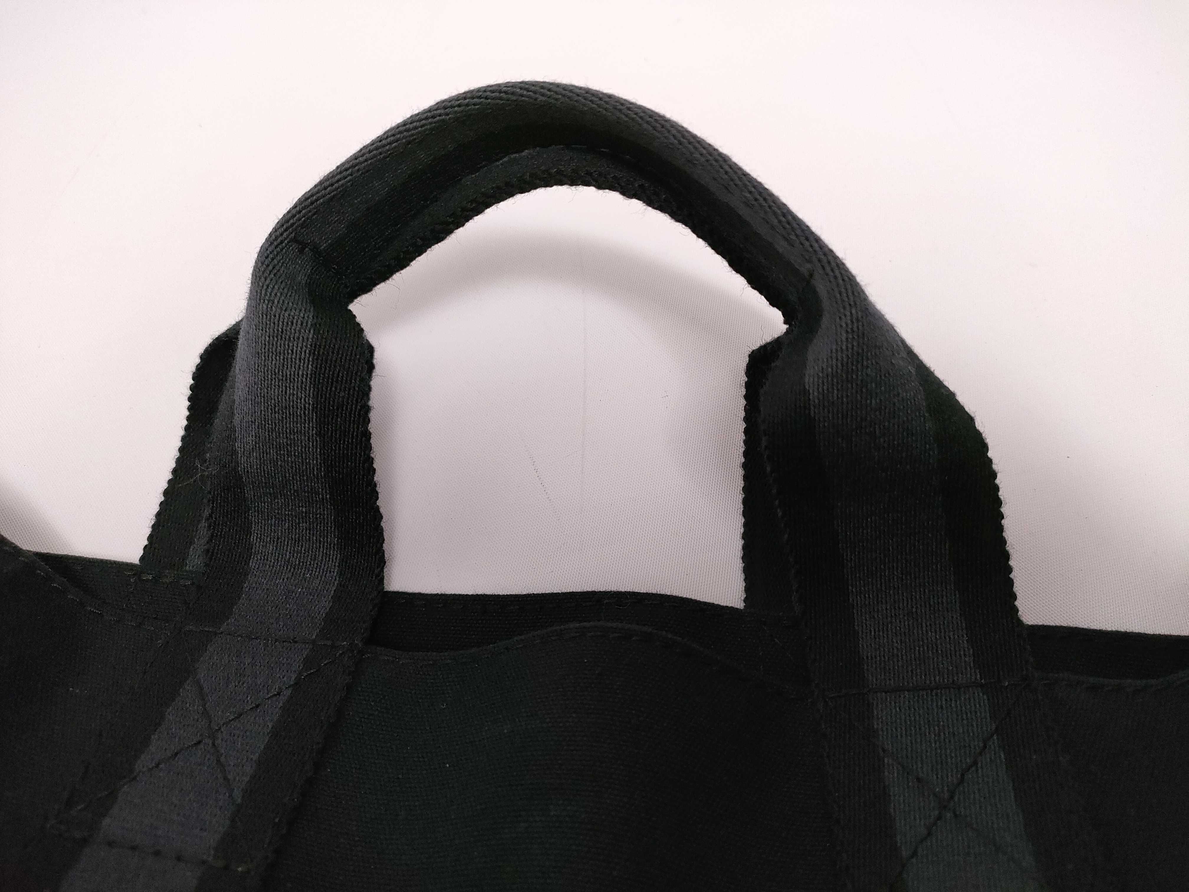 Cabas Canvas x Leather Tote Bag — view 3