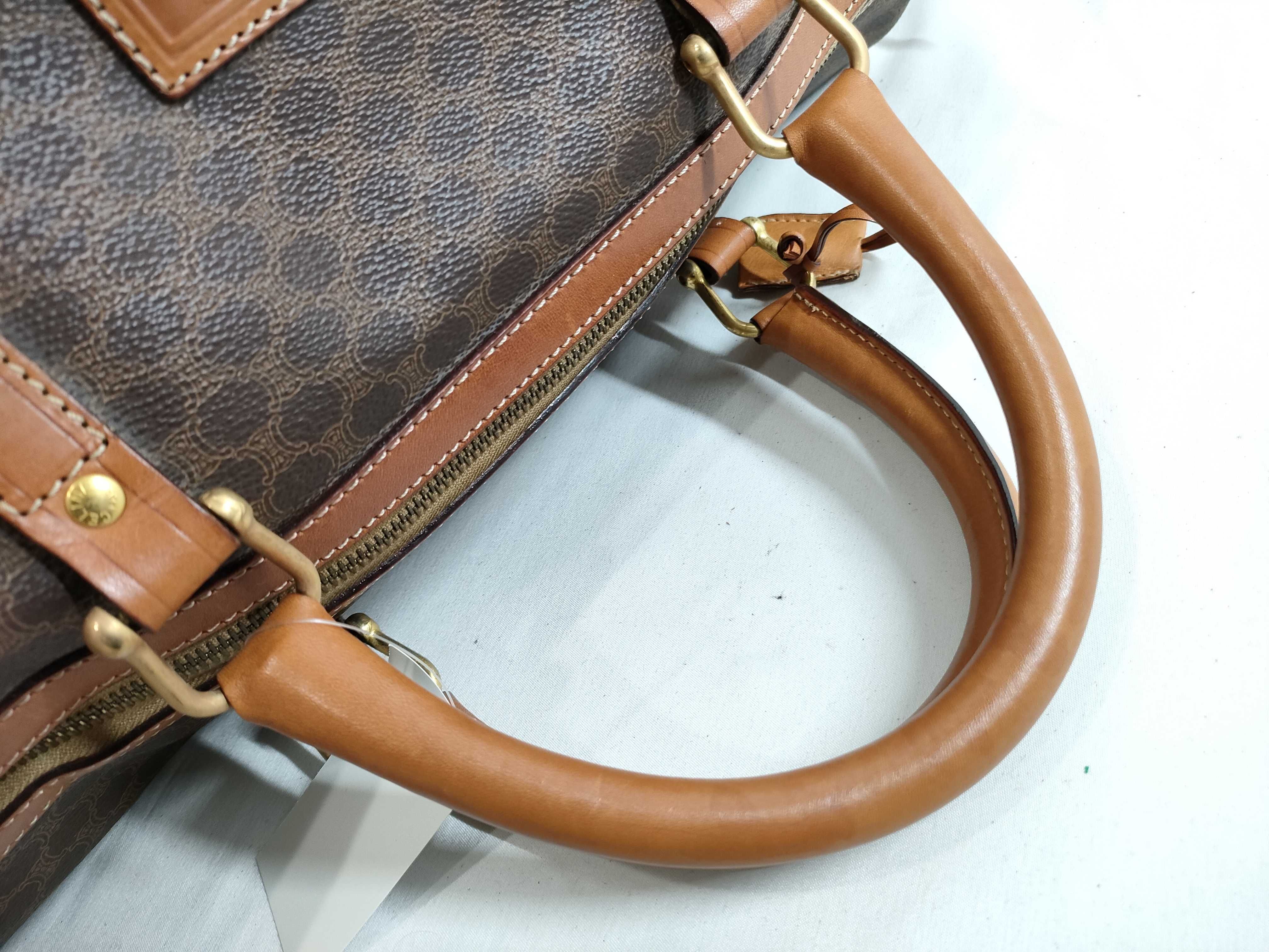 Boston bag, brown, handbag — view 3