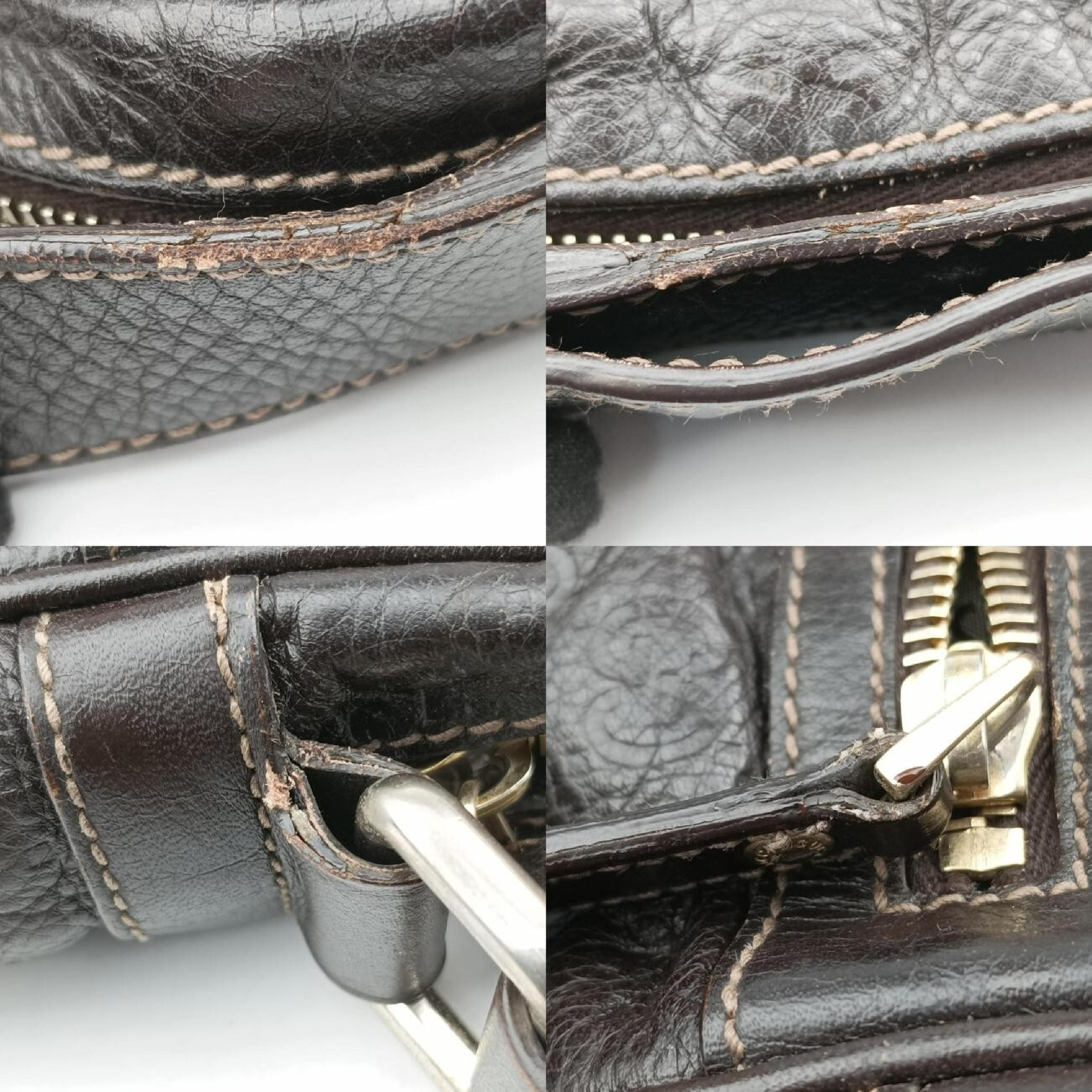 Guccissima Messenger Bag, Brown Leather, 201448 D5479025 Shoulder Bag — view 9