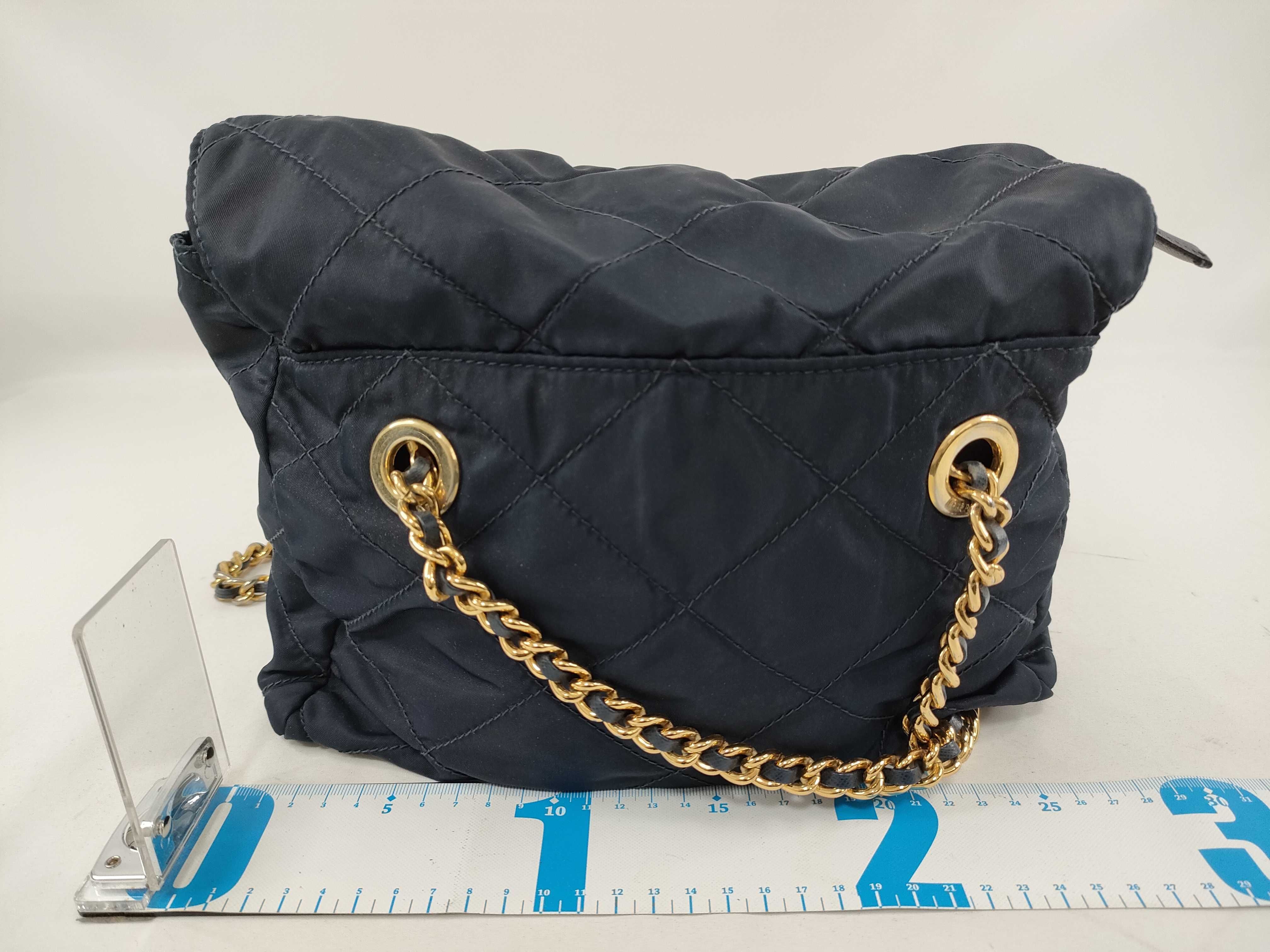 Nylon Chain Tote Shoulder Bag — view 2