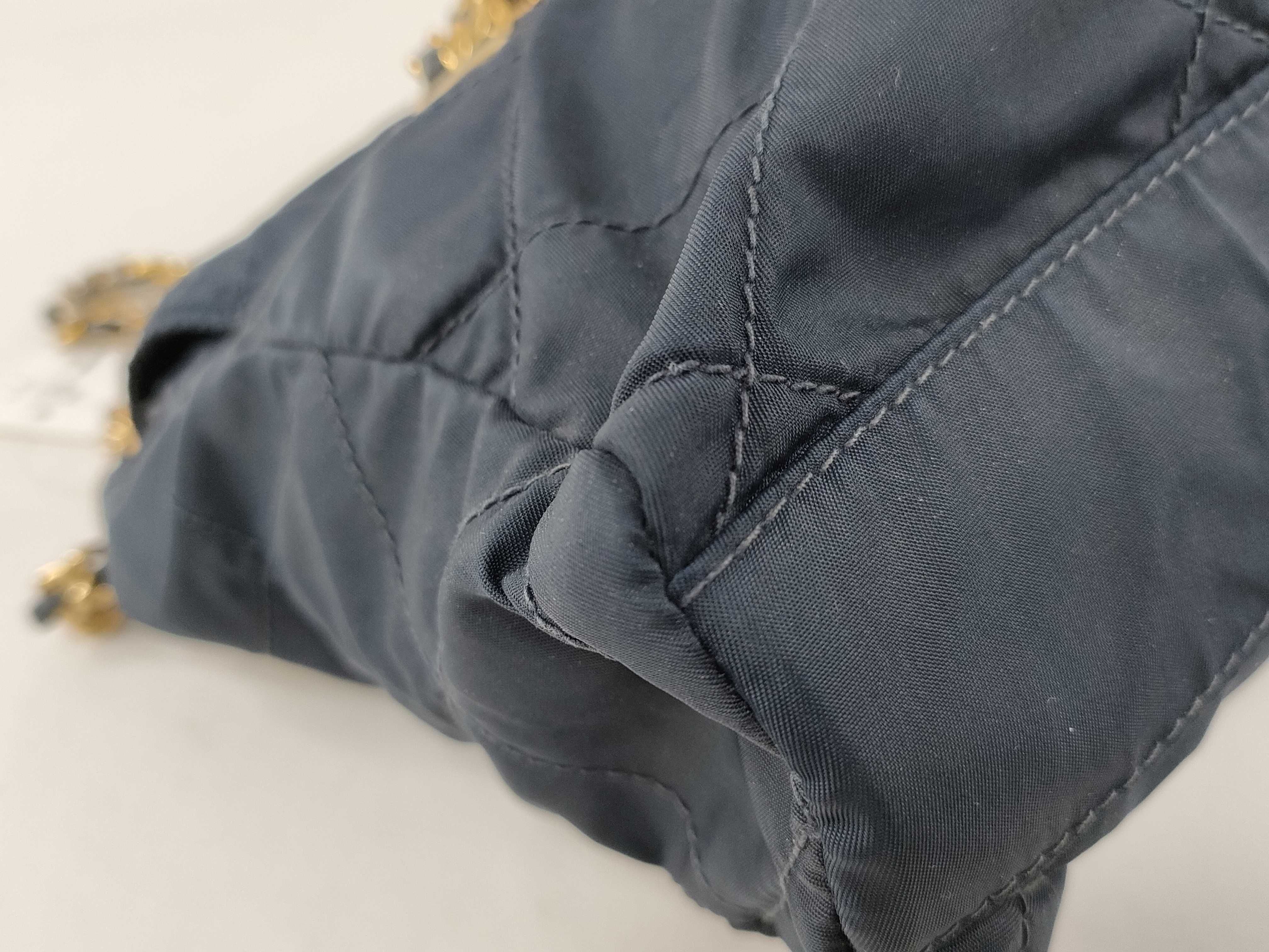 Nylon Chain Tote Shoulder Bag — view 4