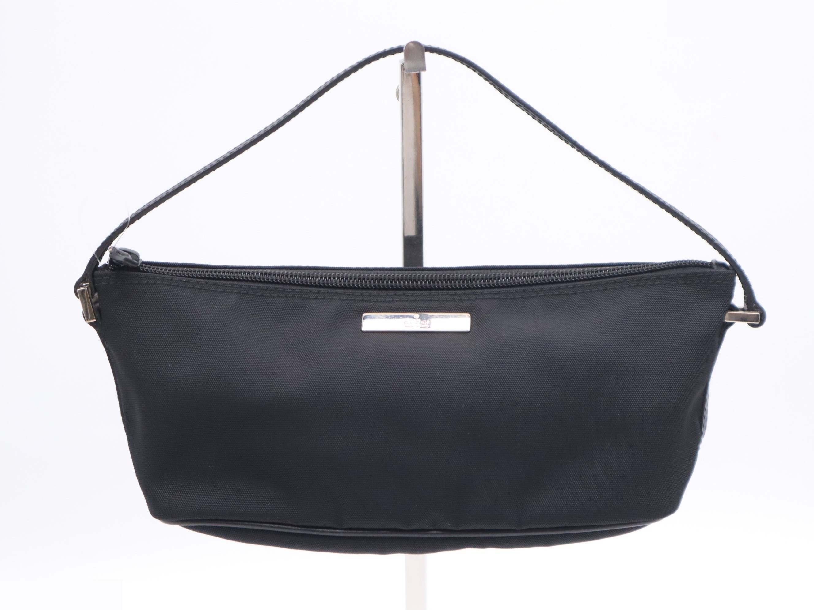 GG Canvas Handbag Accessory Pouch - Black