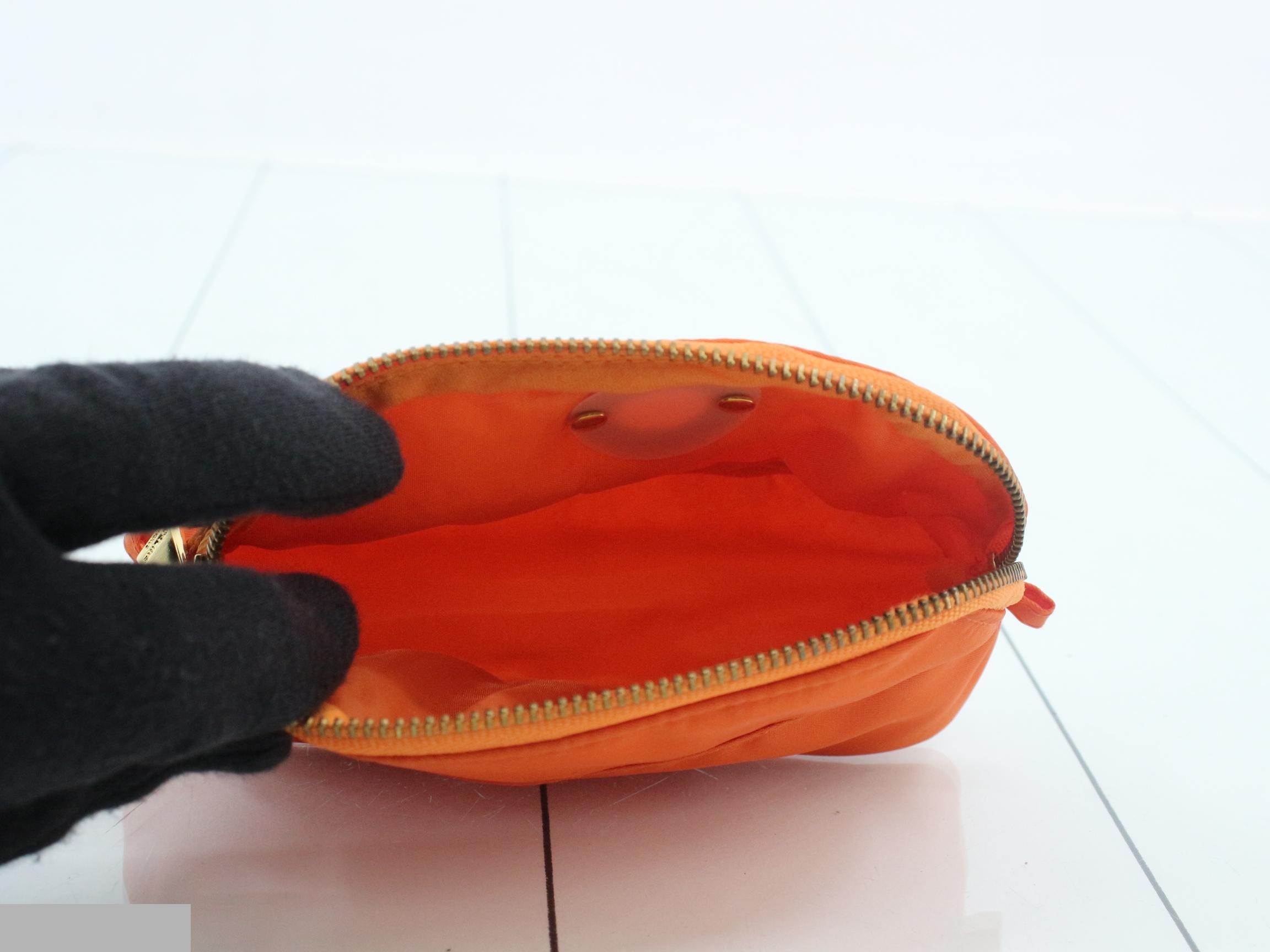 pouch, circle logo, orange — view 4