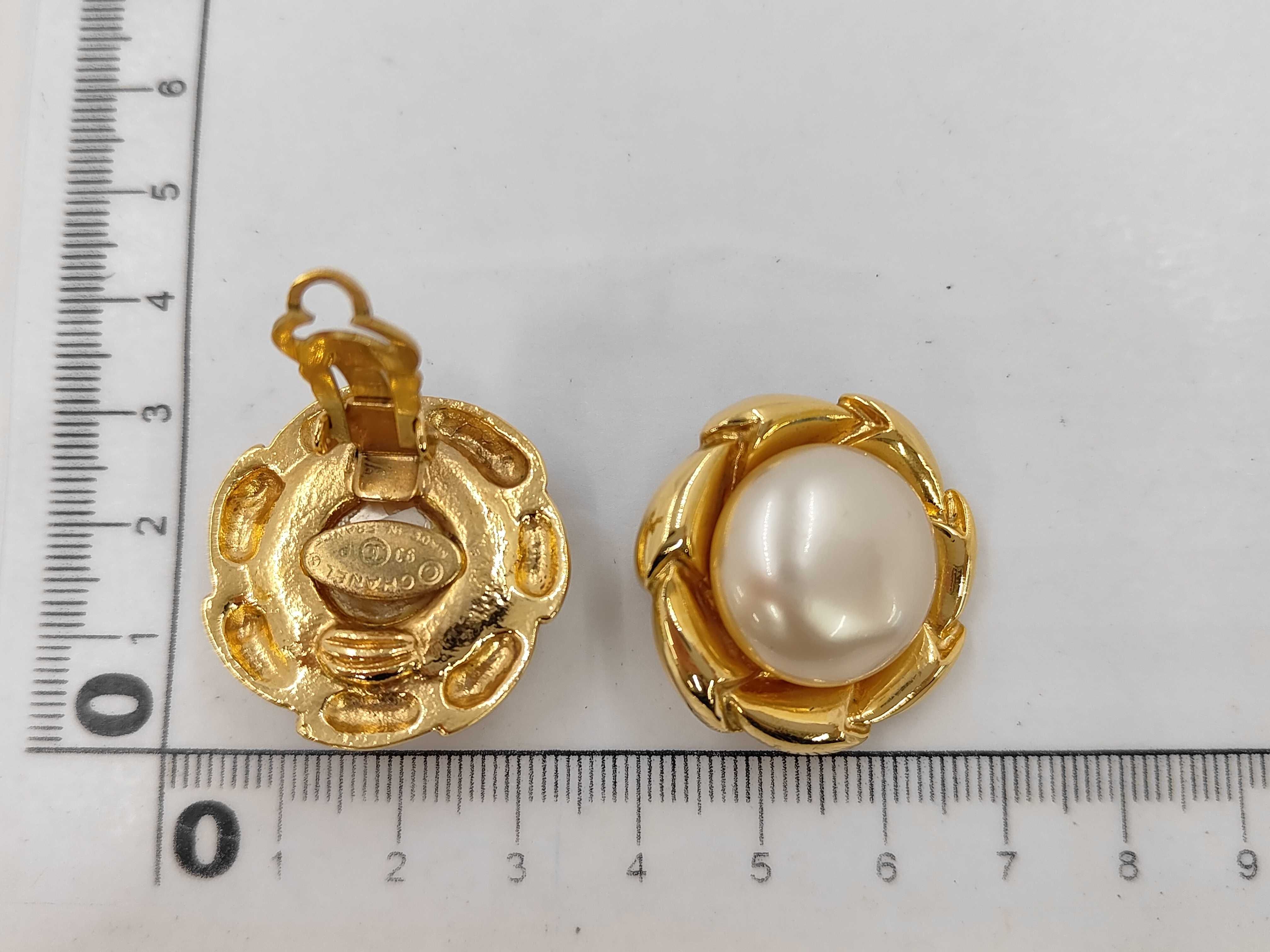 Faux Pearl Earrings — view 6
