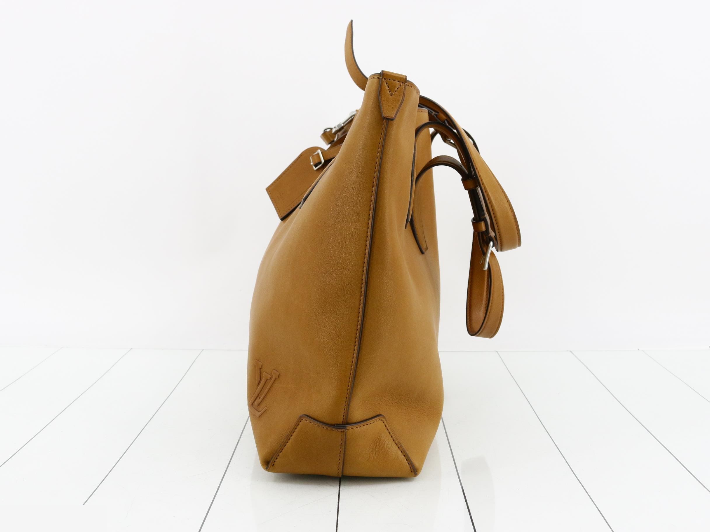 RFID New Tote Calf TAN MAT SILVER Cuir — view 3