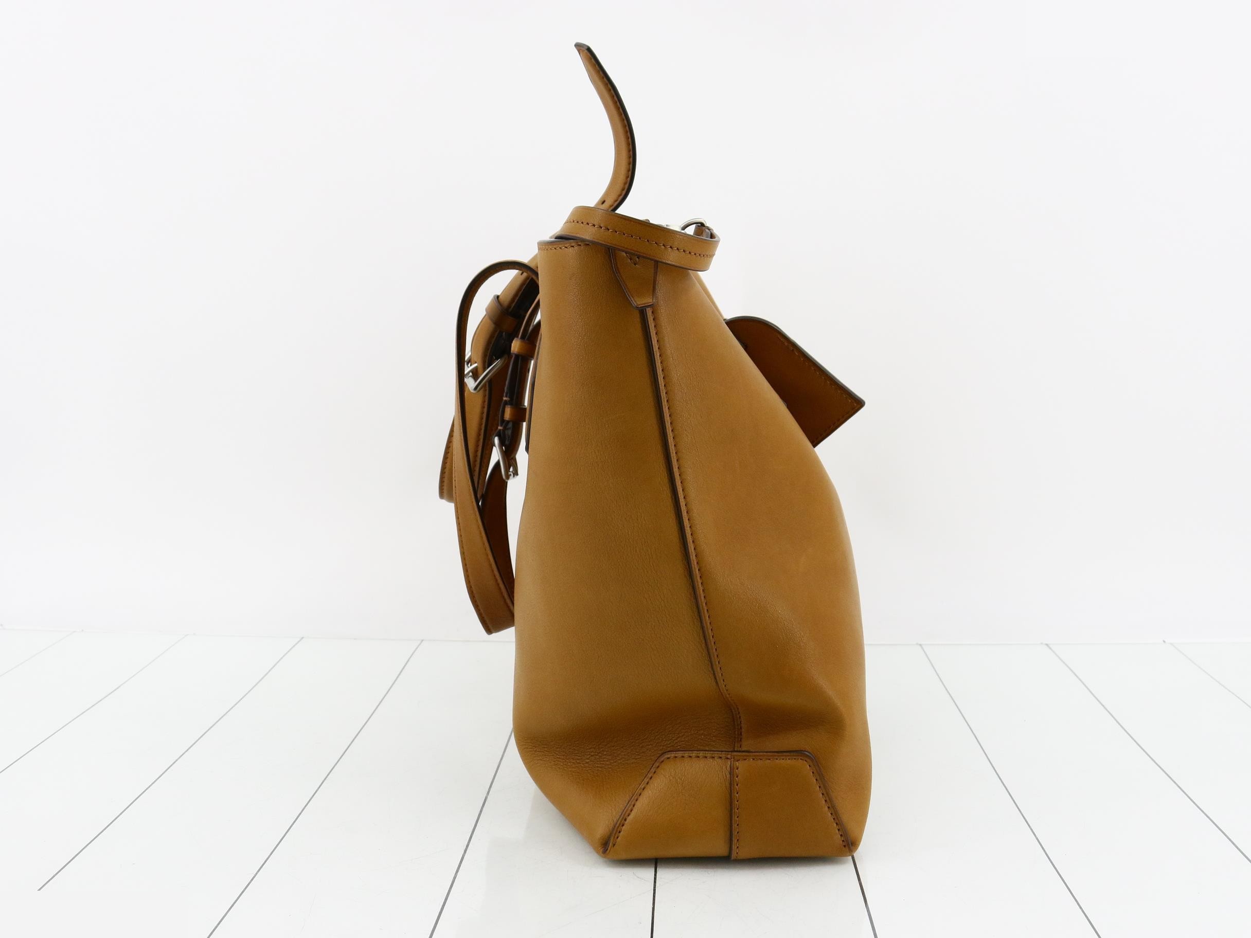 RFID New Tote Calf TAN MAT SILVER Cuir — view 4