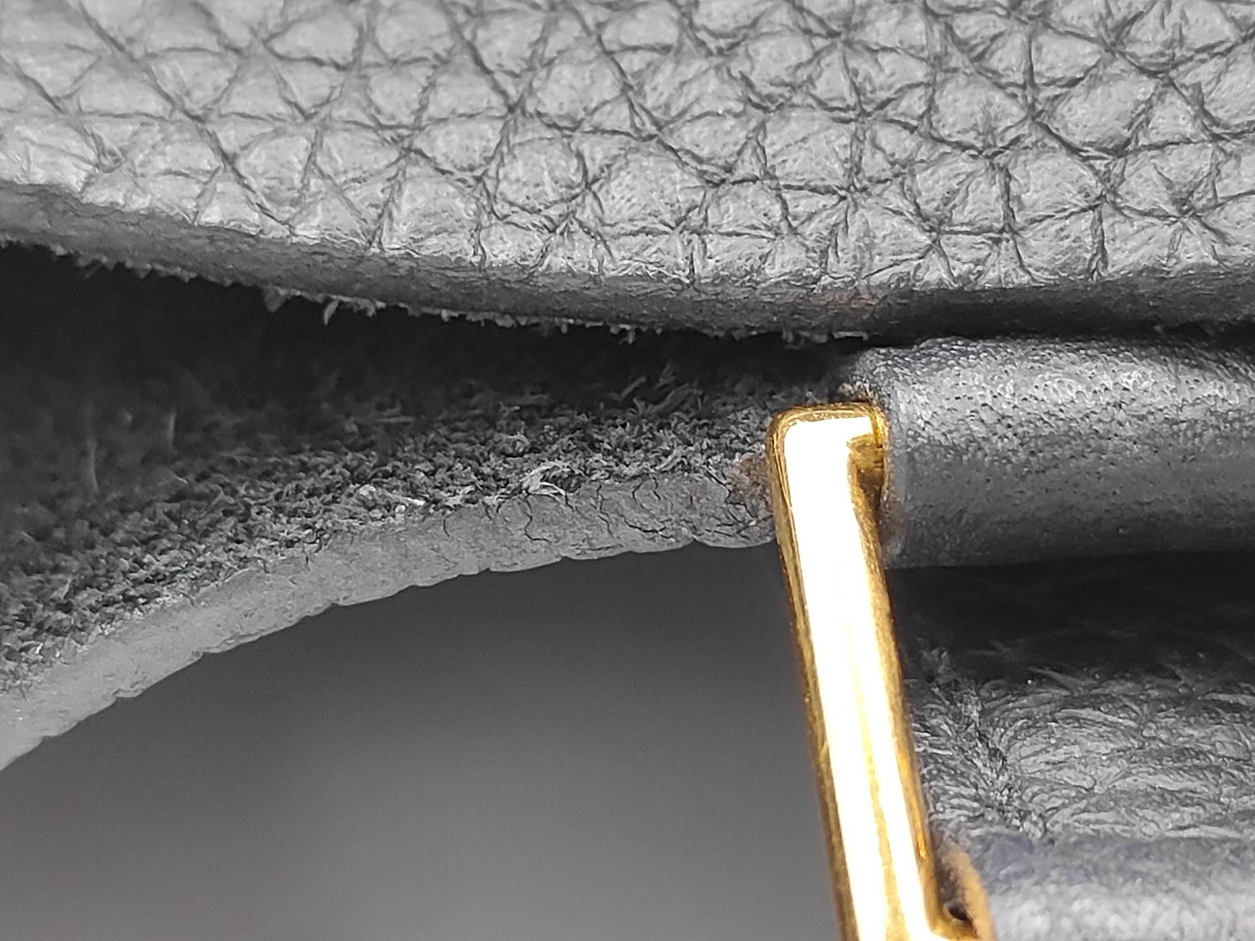 Picotin Lock MM Black Gold Hardware A Stamp Handbag — view 13