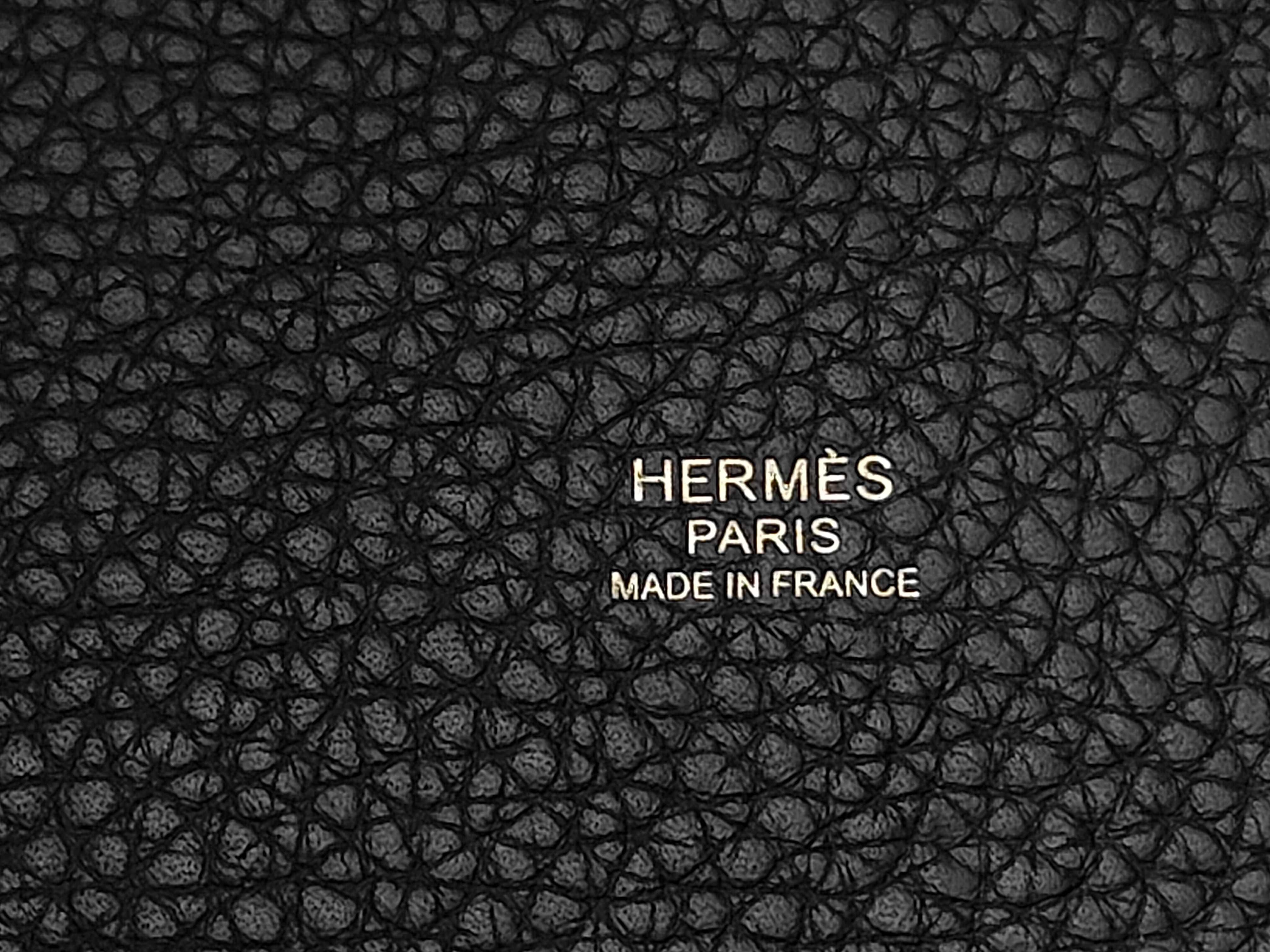 Picotin Lock MM Black Gold Hardware A Stamp Handbag — view 10