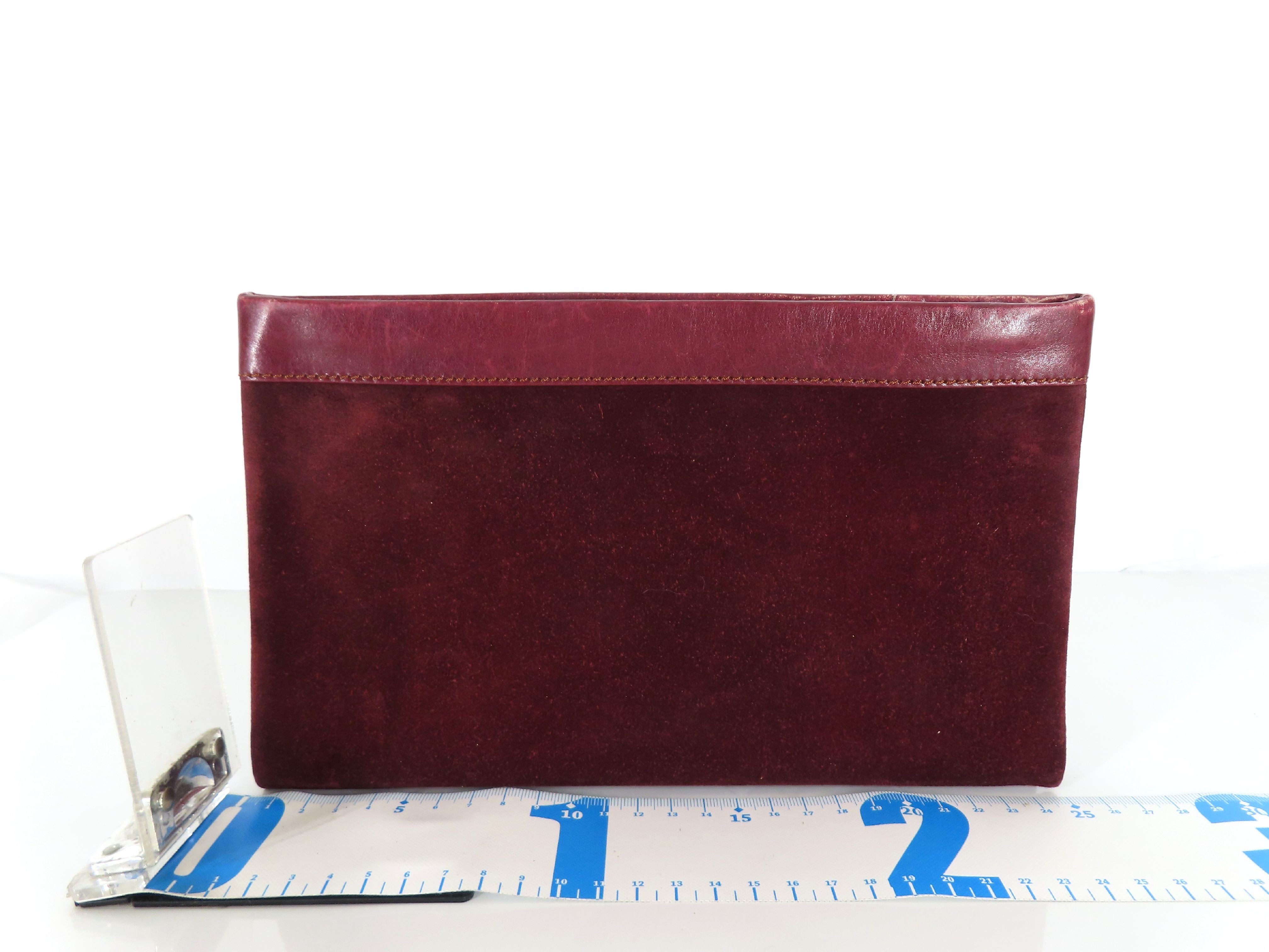 Suede Clutch Bag — view 2