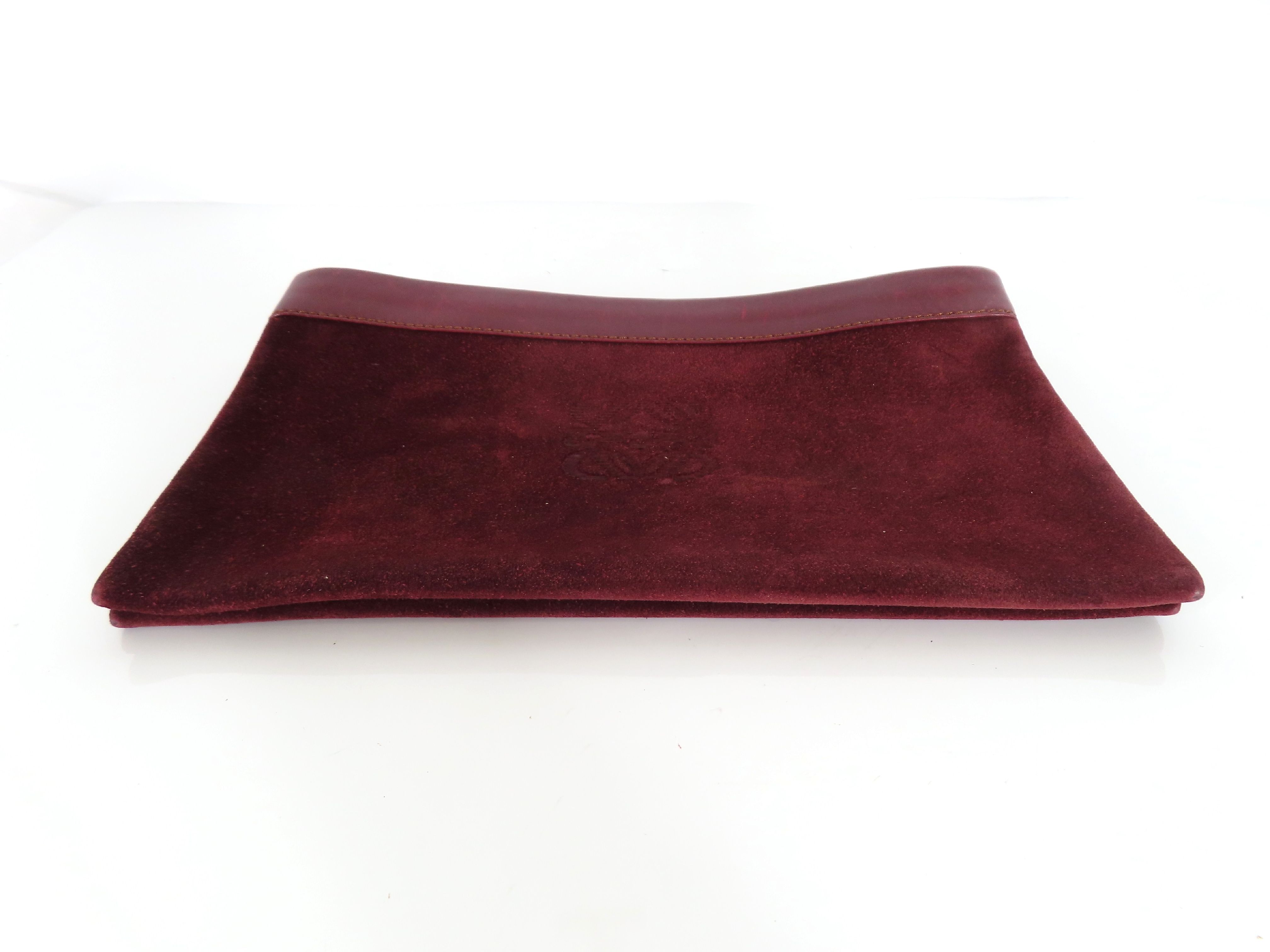 Suede Clutch Bag — view 4